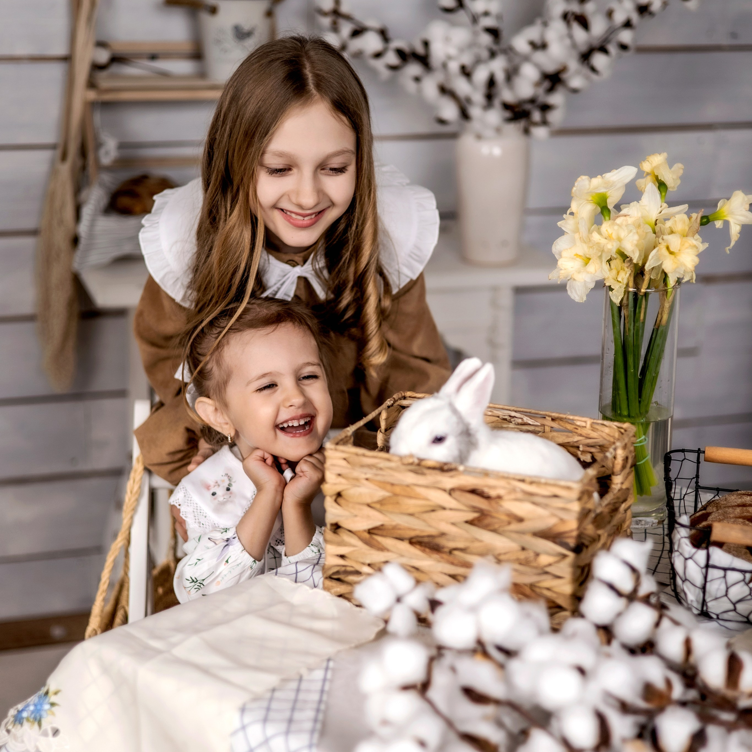 Пасхальный детский фотопроект 2024