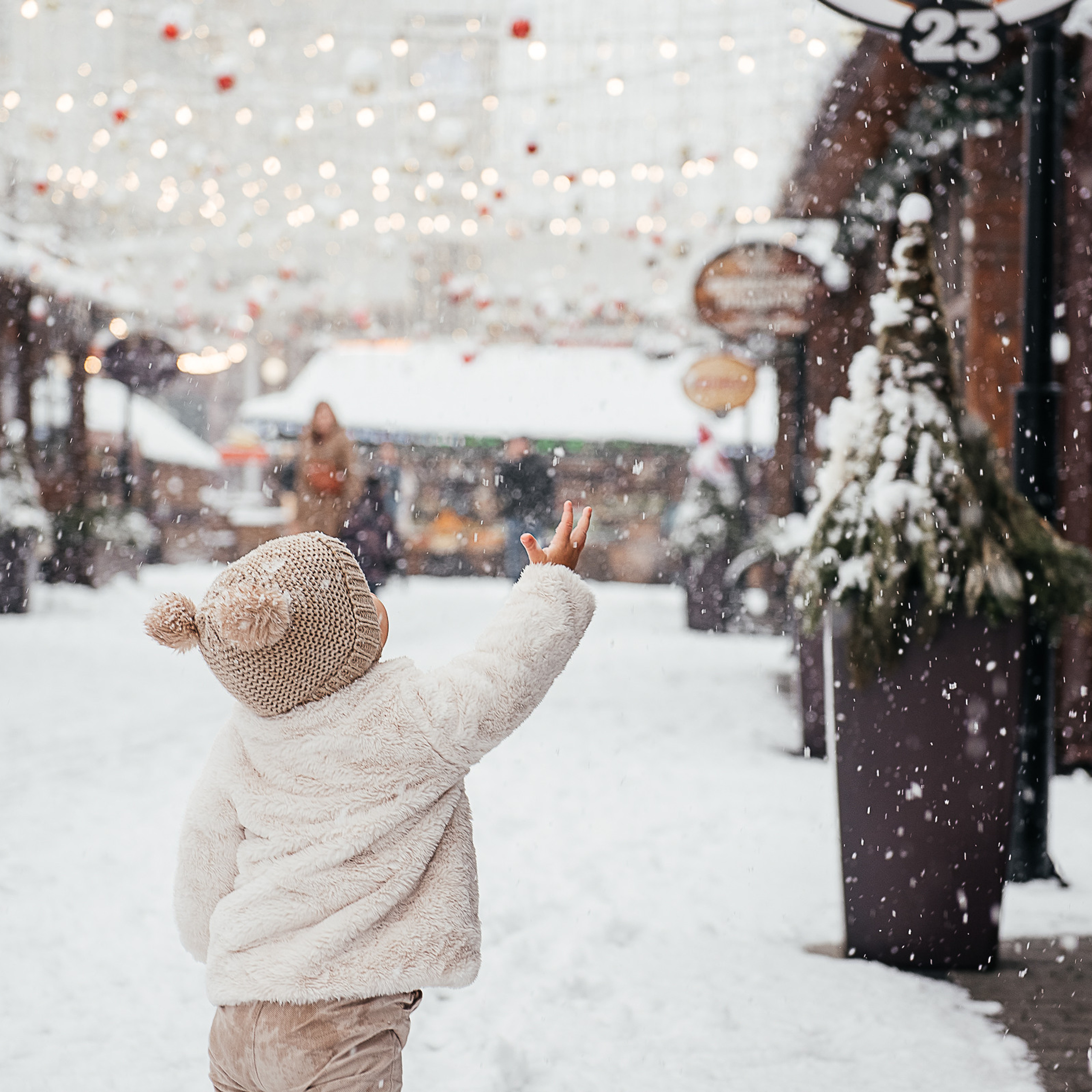 Снег в Краснодаре. Семейная фотосессия