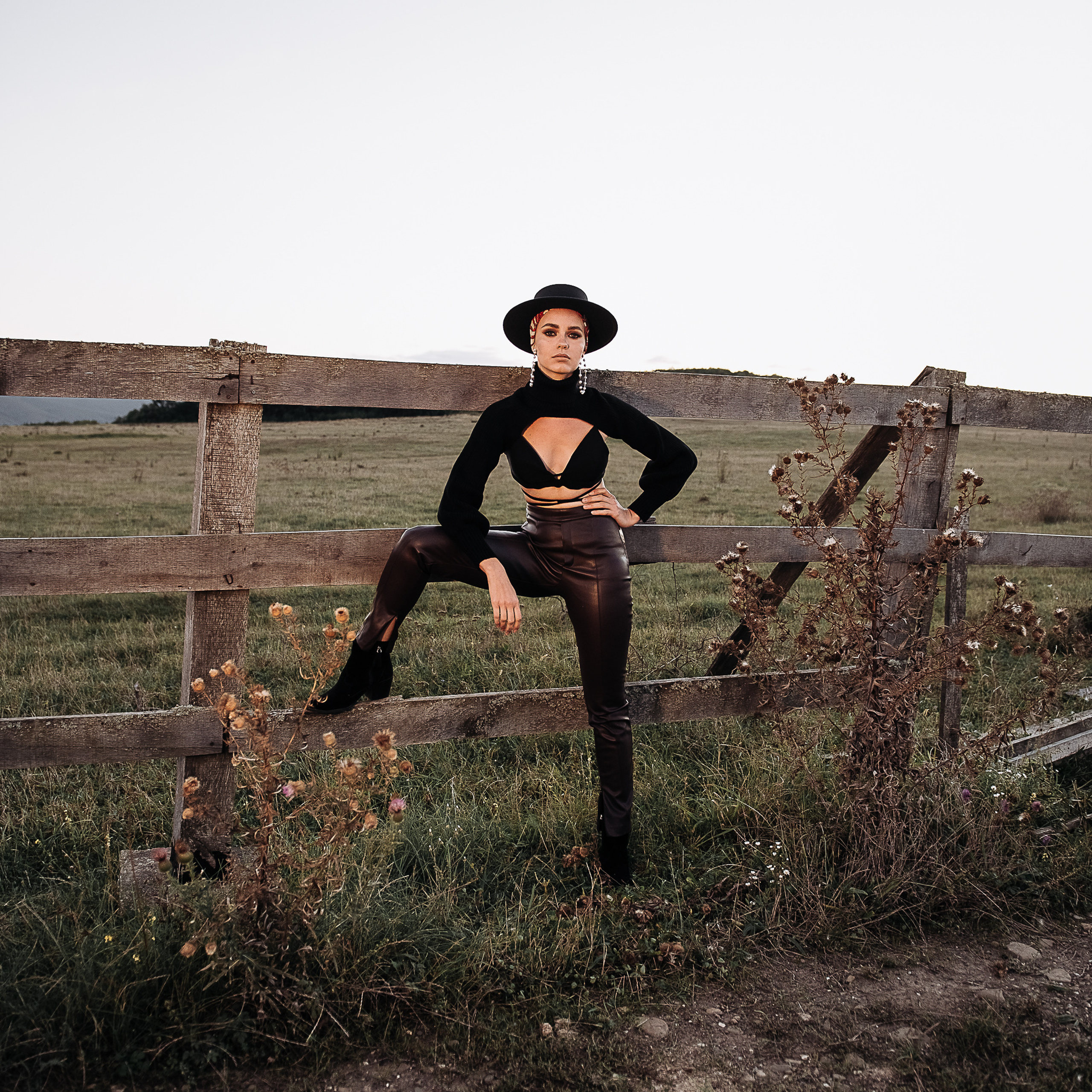 Летняя съемка за городом