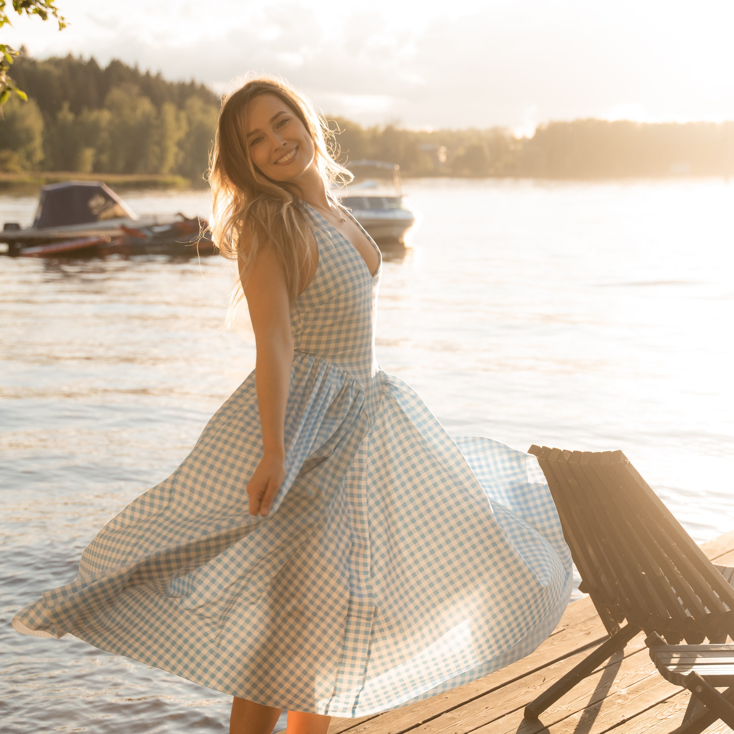 Летний день рождения Лены в яхт-клубе