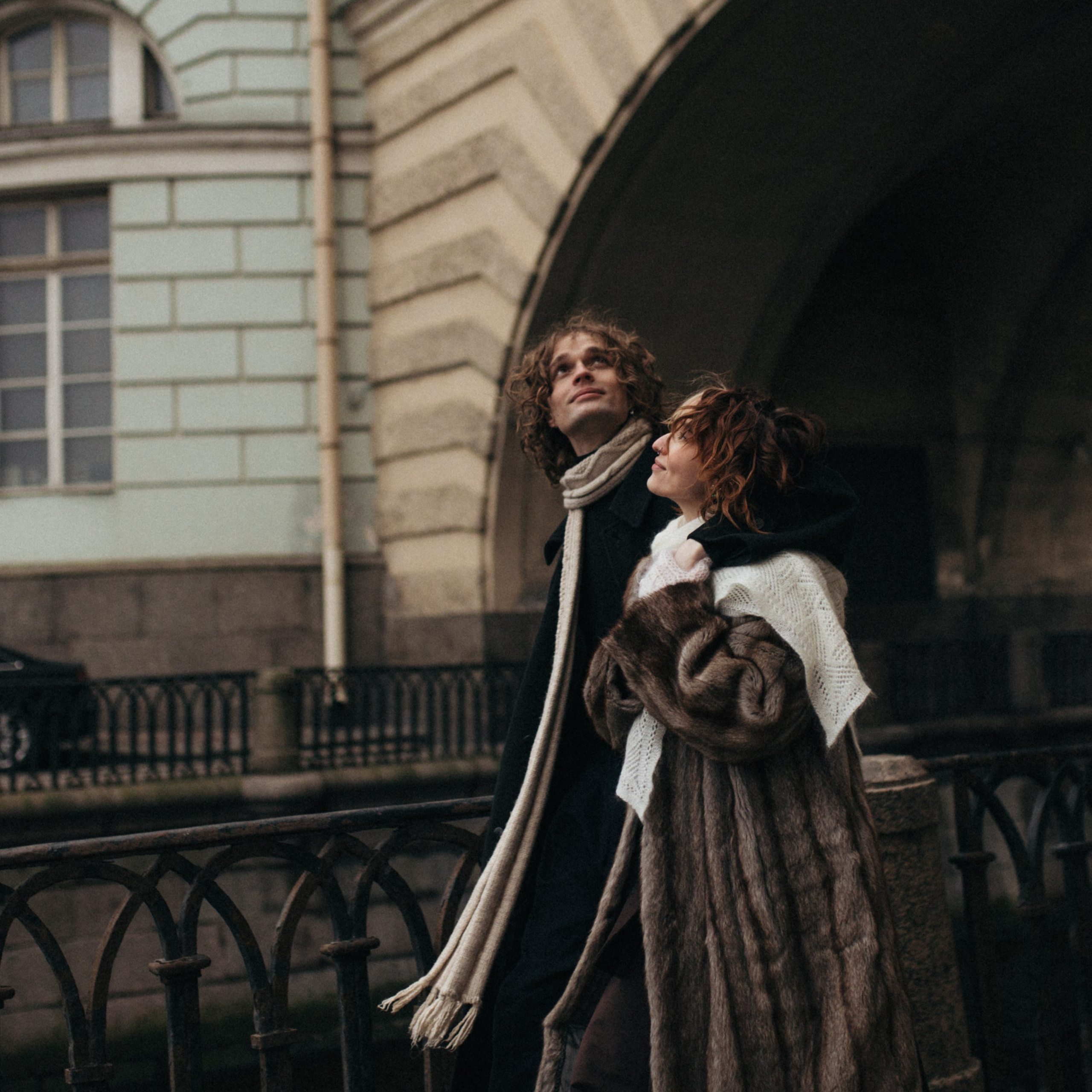 Долгожданное открытие зимней канавки в Санкт-Петербурге. Свадебный фотограф Москва Виктория Медовик