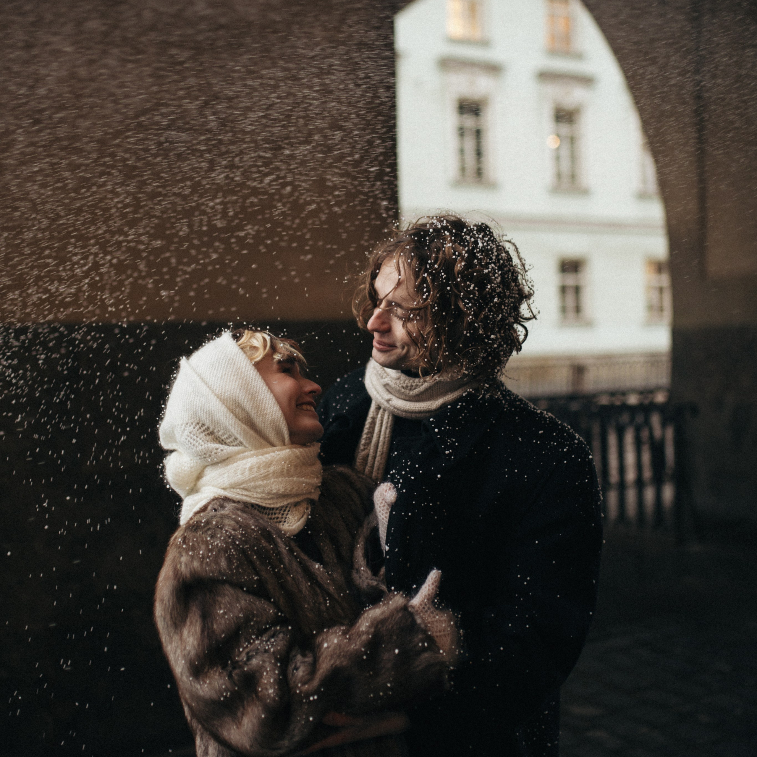 Долгожданное открытие зимней канавки в Санкт-Петербурге. Свадебный фотограф Москва Виктория Медовик