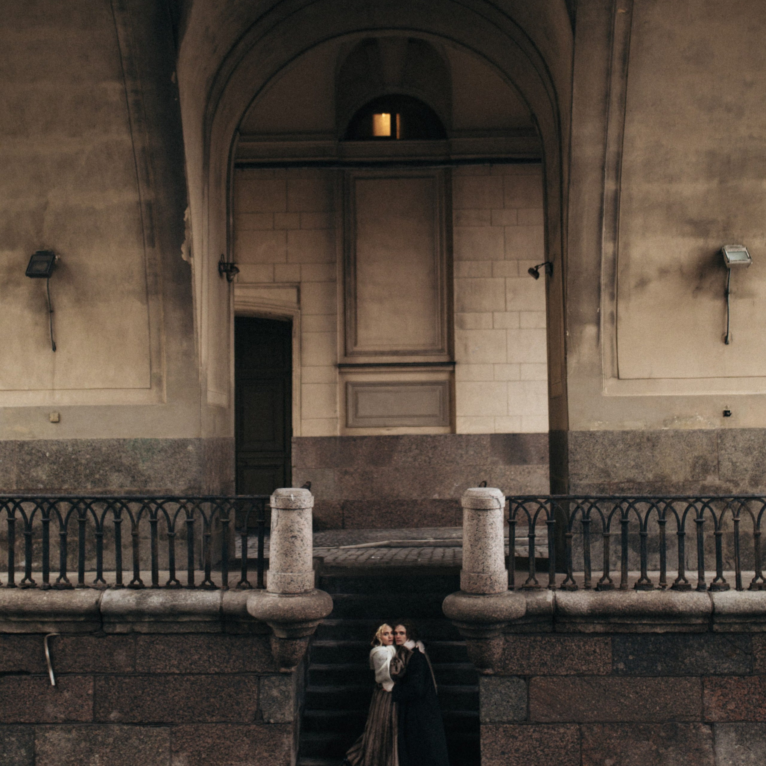 Долгожданное открытие зимней канавки в Санкт-Петербурге. Свадебный фотограф Москва Виктория Медовик