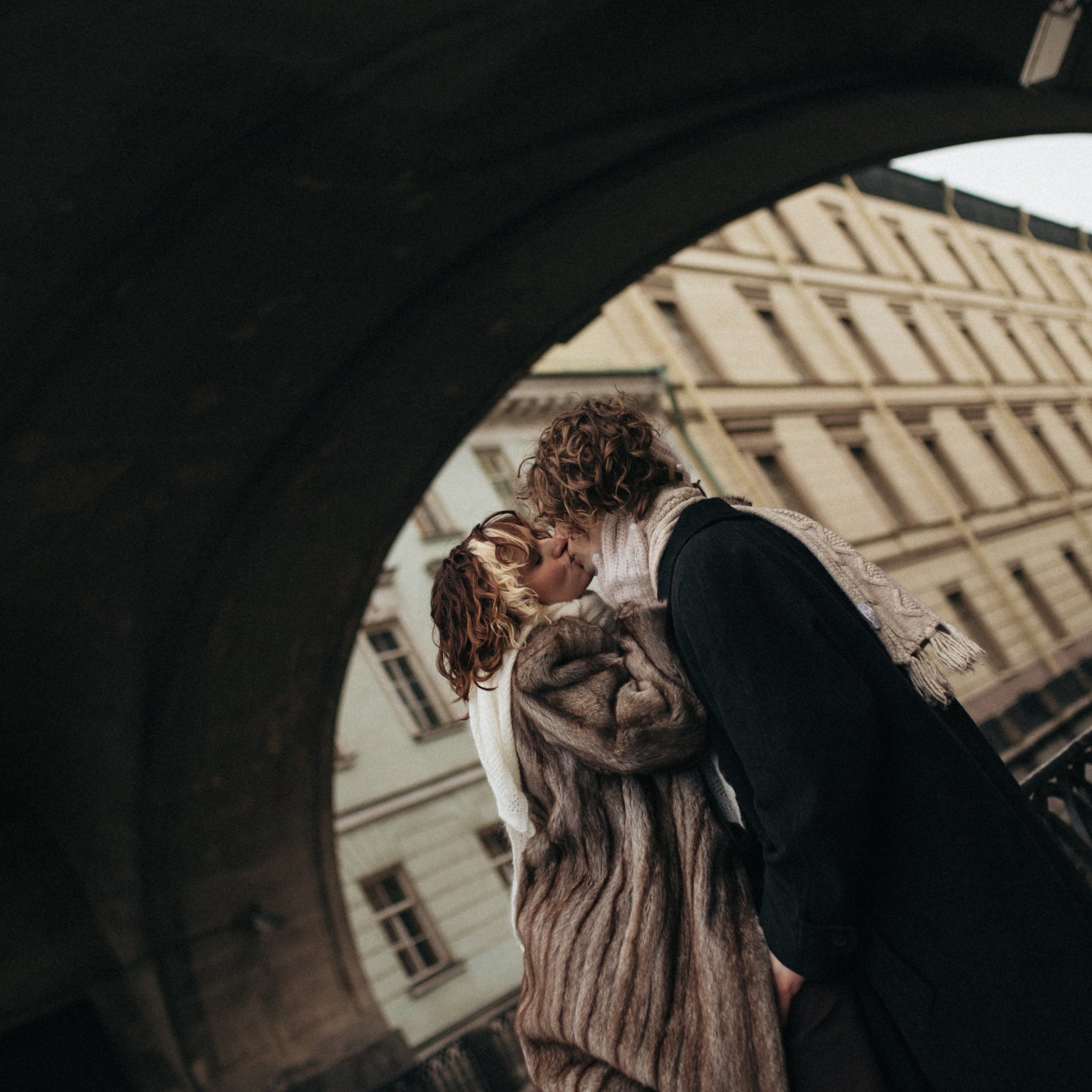 Долгожданное открытие зимней канавки в Санкт-Петербурге. Свадебный фотограф Москва Виктория Медовик