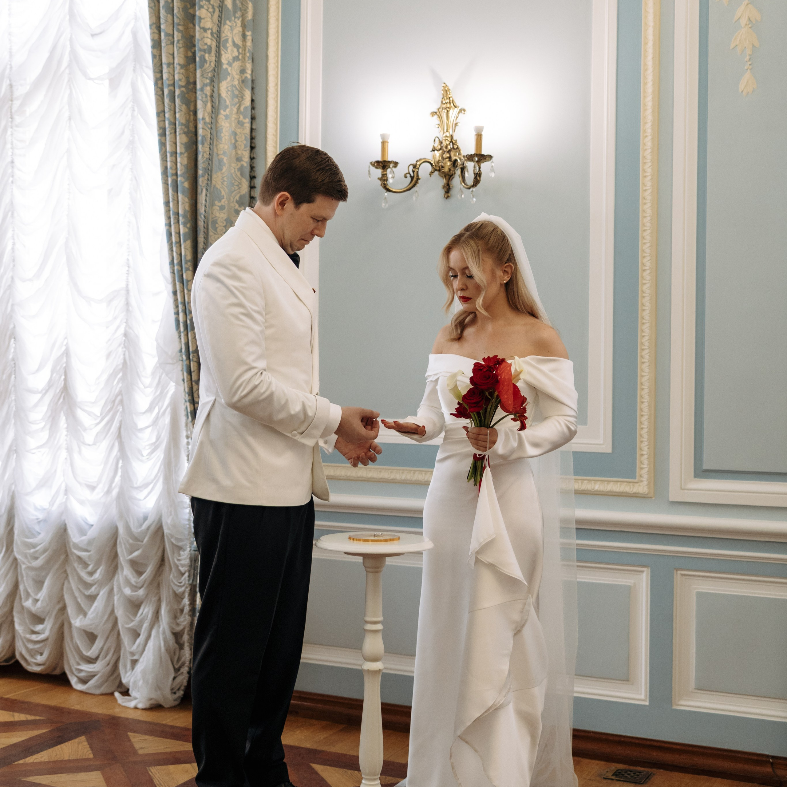 Свадебная роспись в Усадьбе Третьякова (библиотека Боголюбова). Свадебный фотограф Москва Виктория Медовик