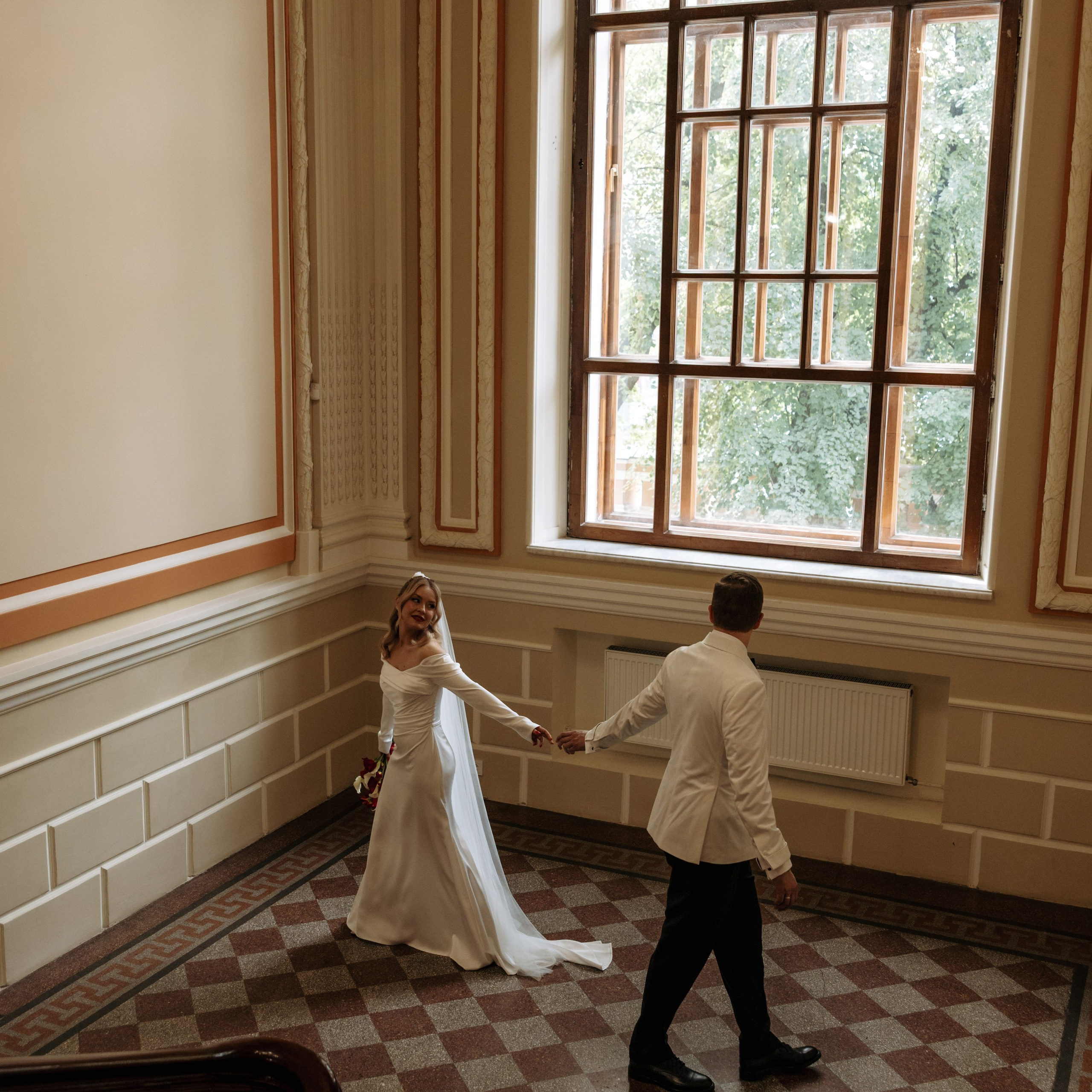 Свадебная роспись в Усадьбе Третьякова (библиотека Боголюбова). Свадебный фотограф Москва Виктория Медовик