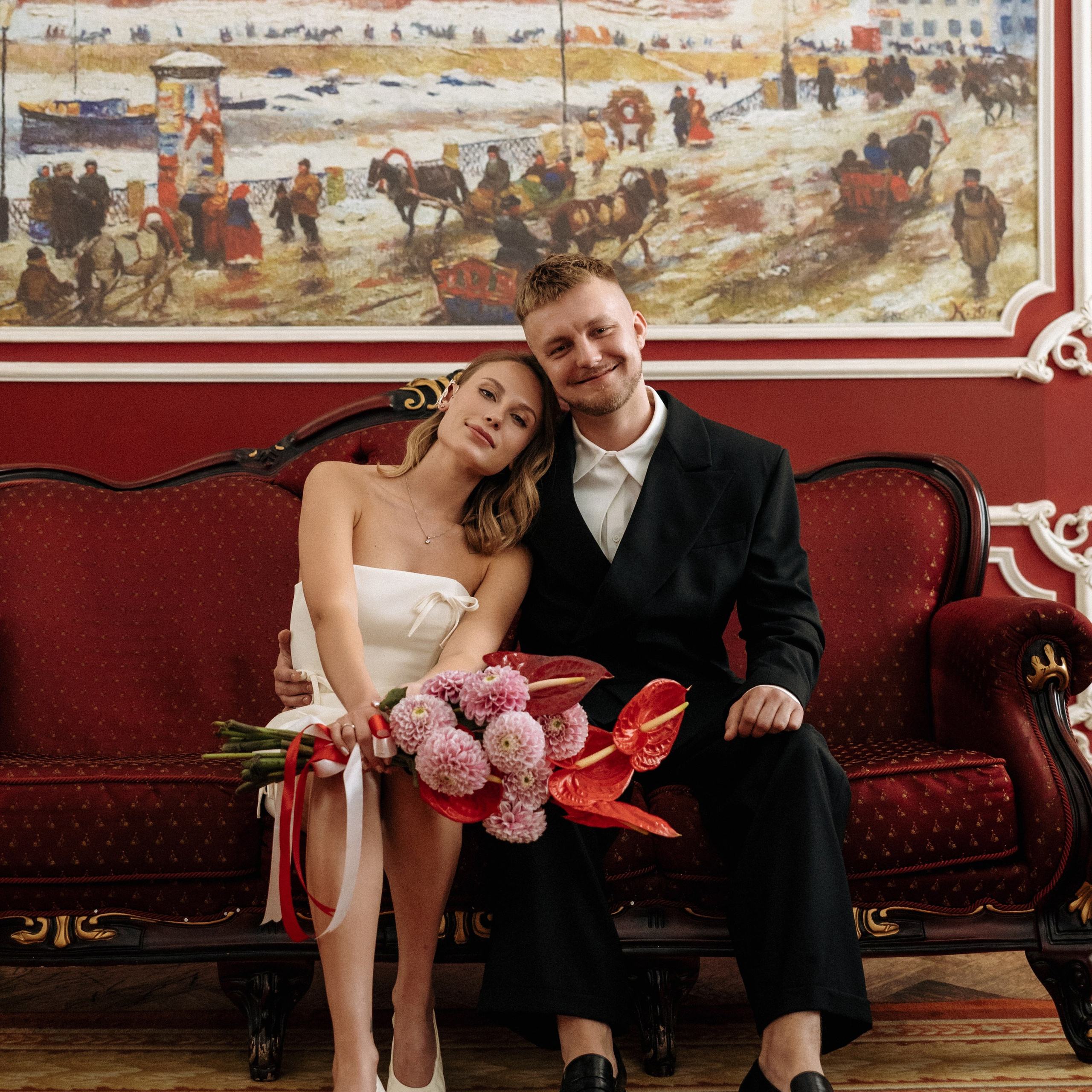 Свадебная роспись в Грибоедовском ЗАГСе. Свадебный фотограф Москва Виктория Медовик