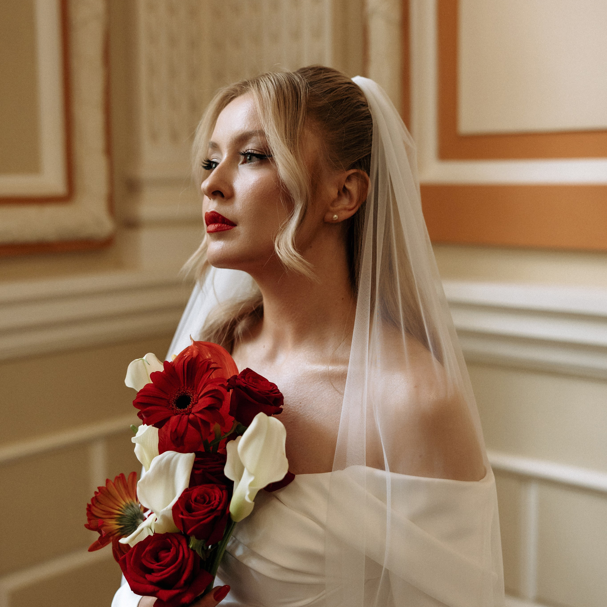 Свадебная роспись в Усадьбе Третьякова (библиотека Боголюбова). Свадебный фотограф Москва Виктория Медовик