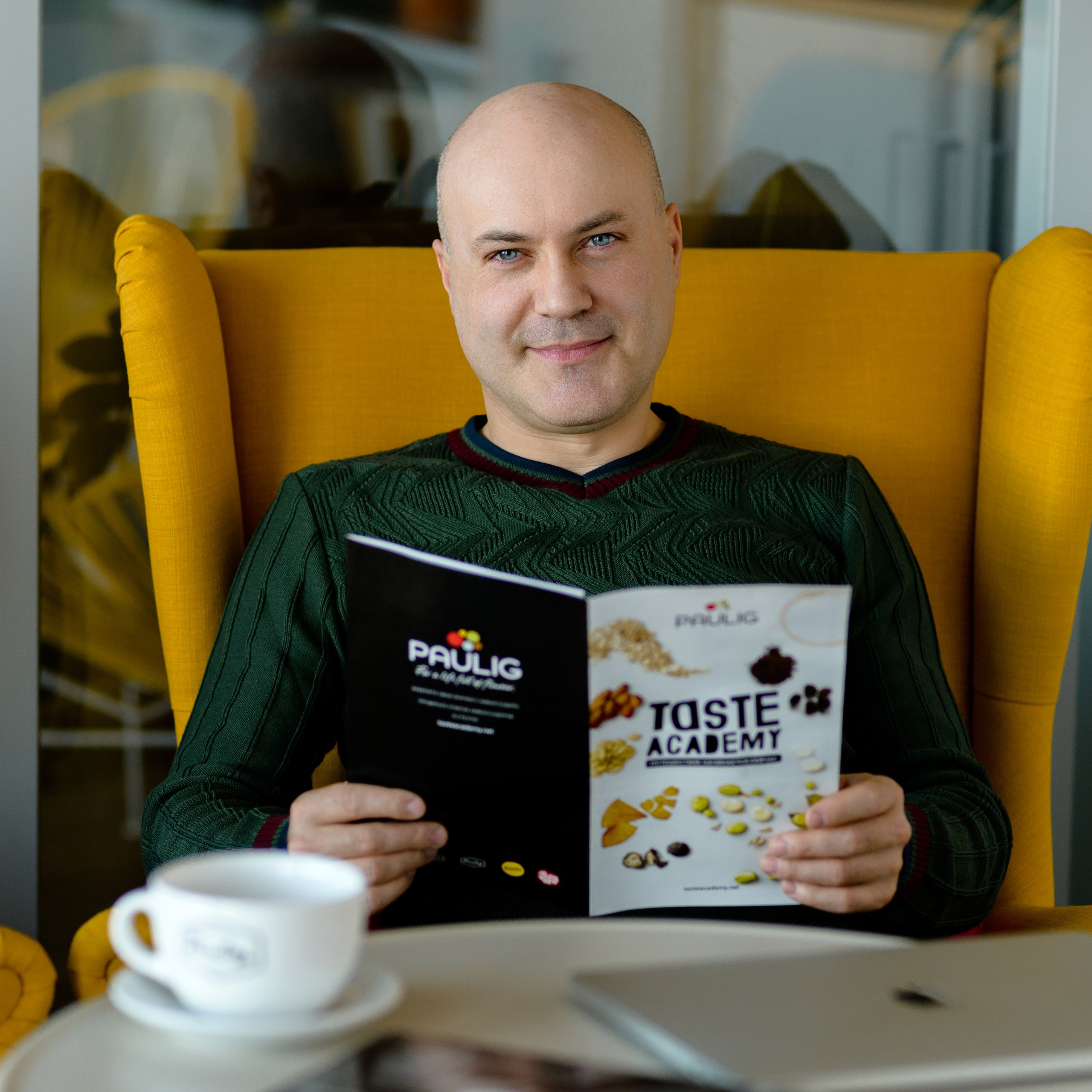 Фотосессия руководителя и топ менеджеров завода Paulig