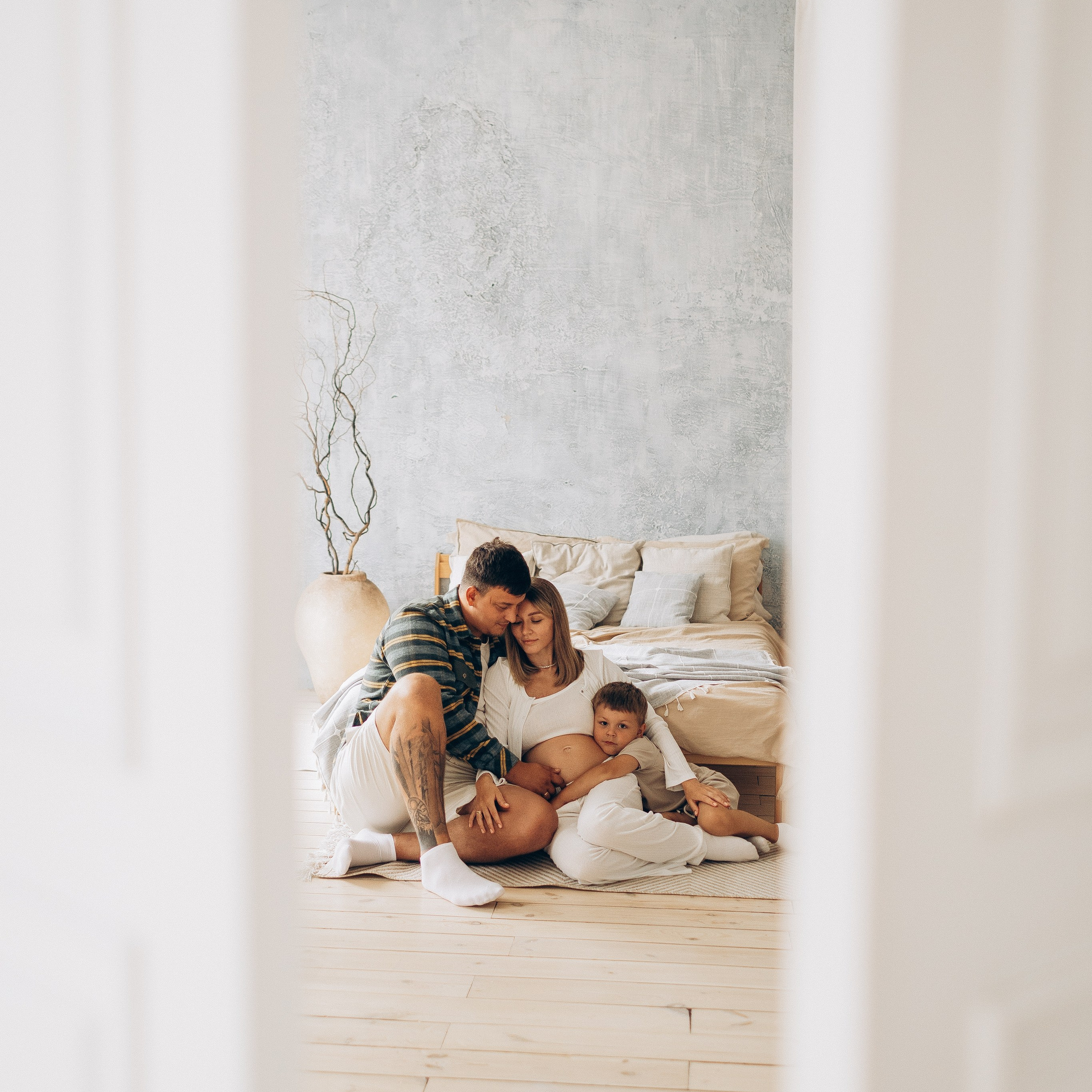 Семейная фотосессия в студии