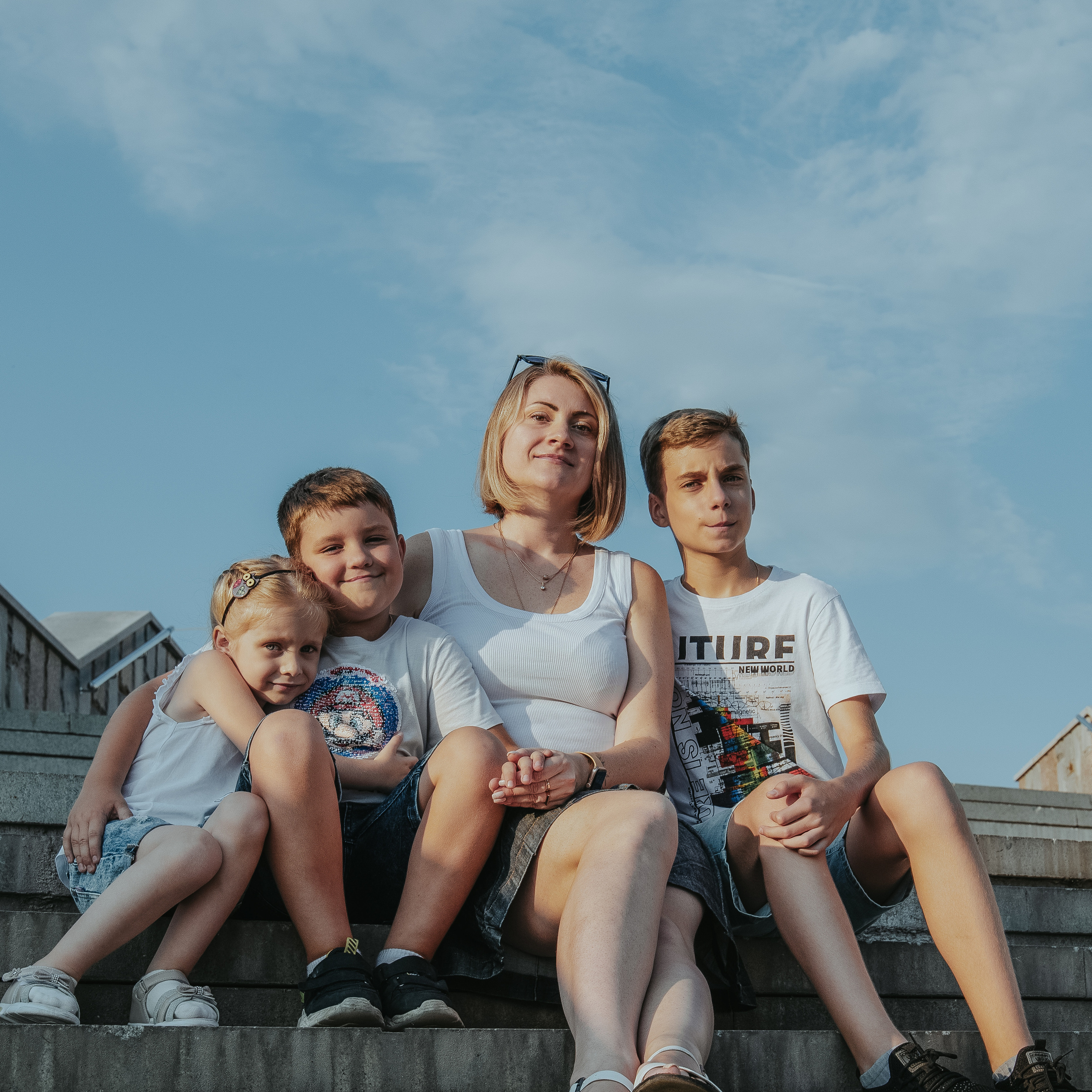 Оксана и ее семья