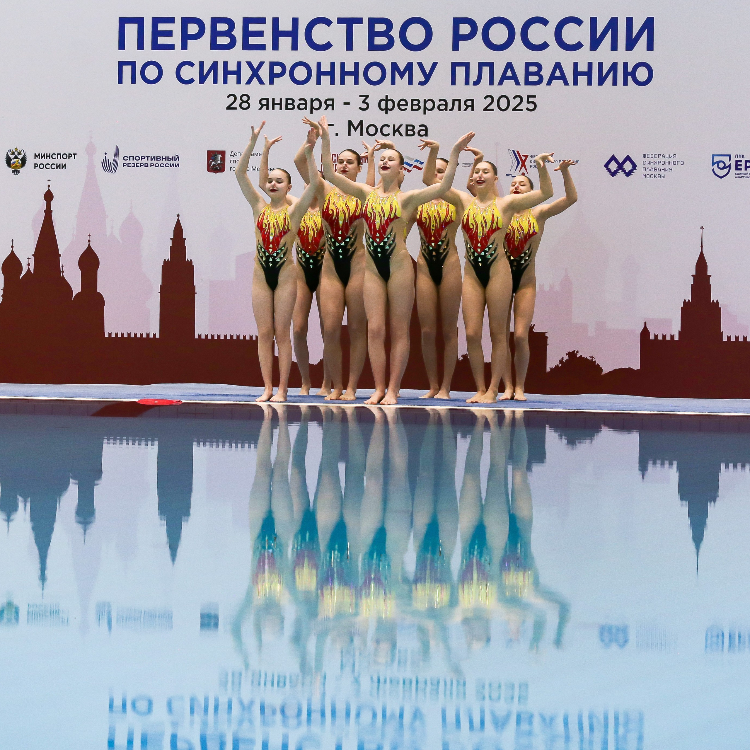 Первенство России по синхронному плаванию. Техническая программа. Группы.