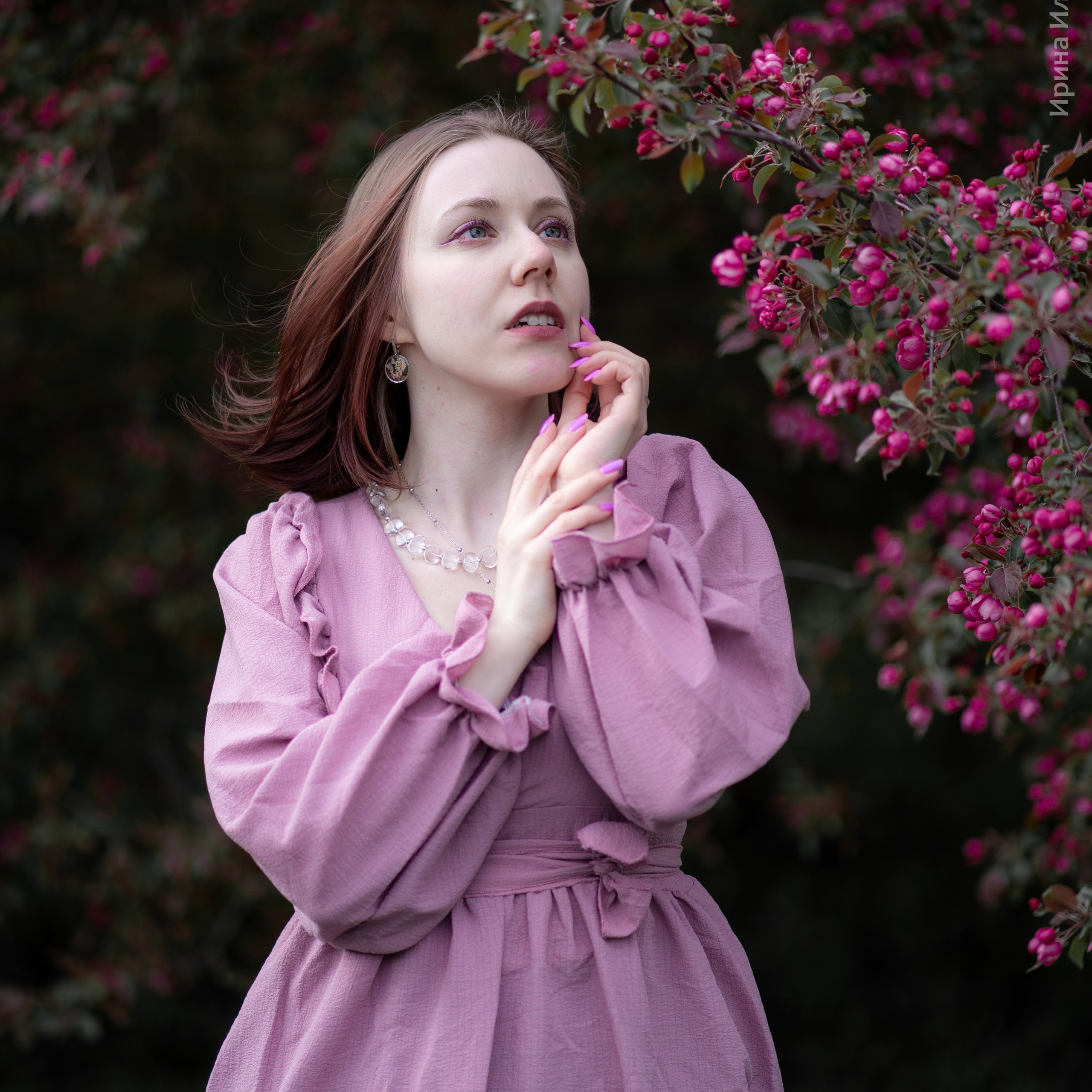 Прогулка с цветущем саду