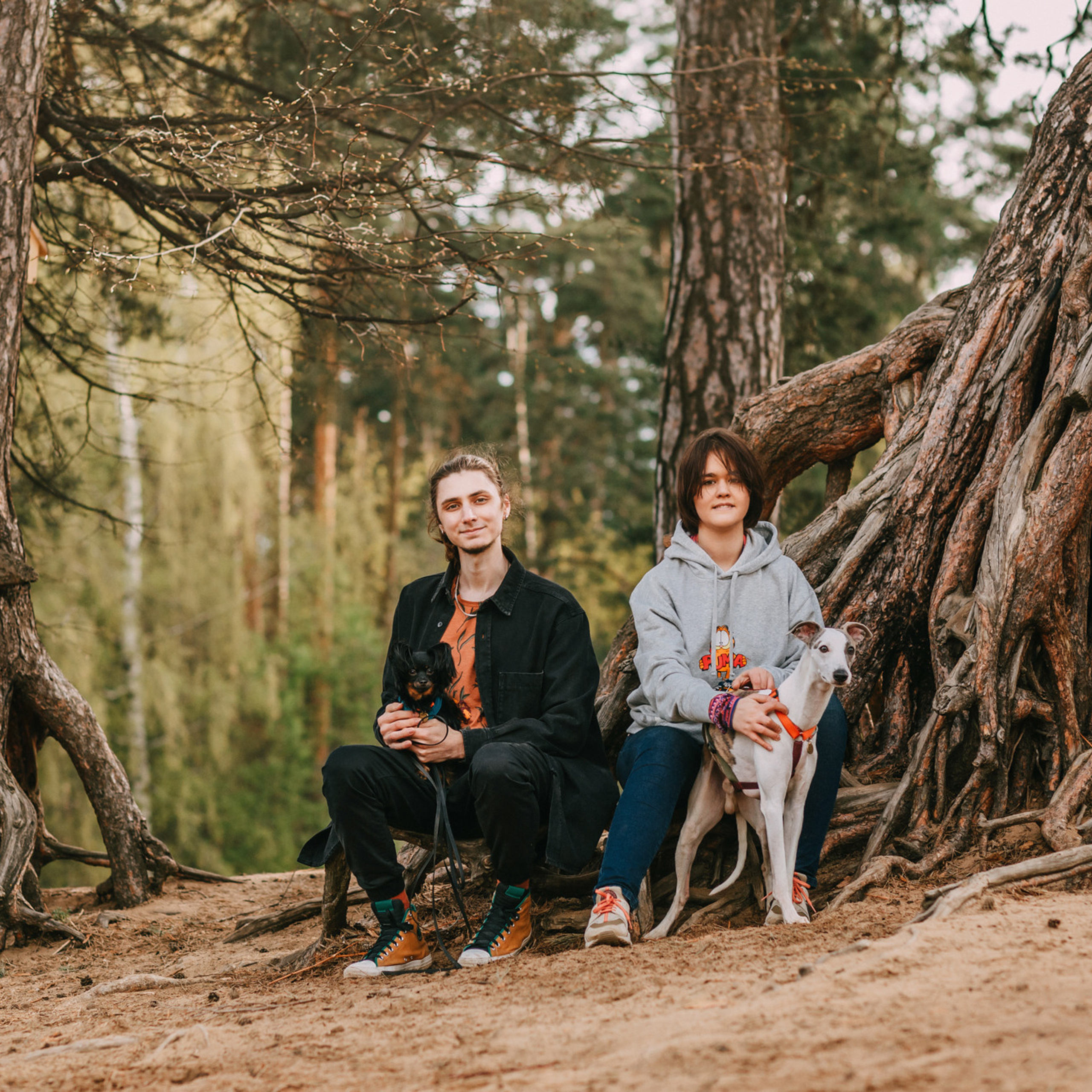 Соня, Максим, Данте и Ланя