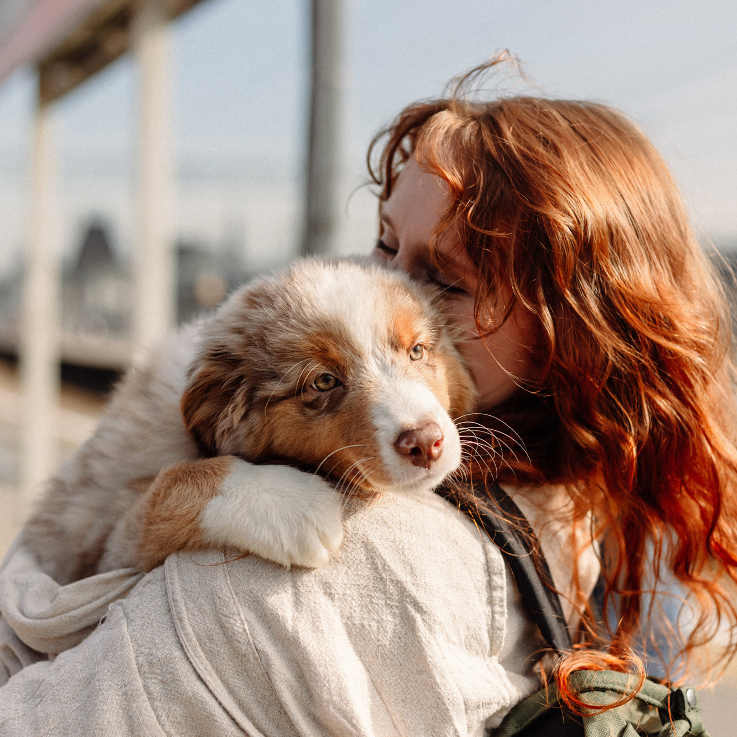 Тася и Брусника. Встреча с поезда