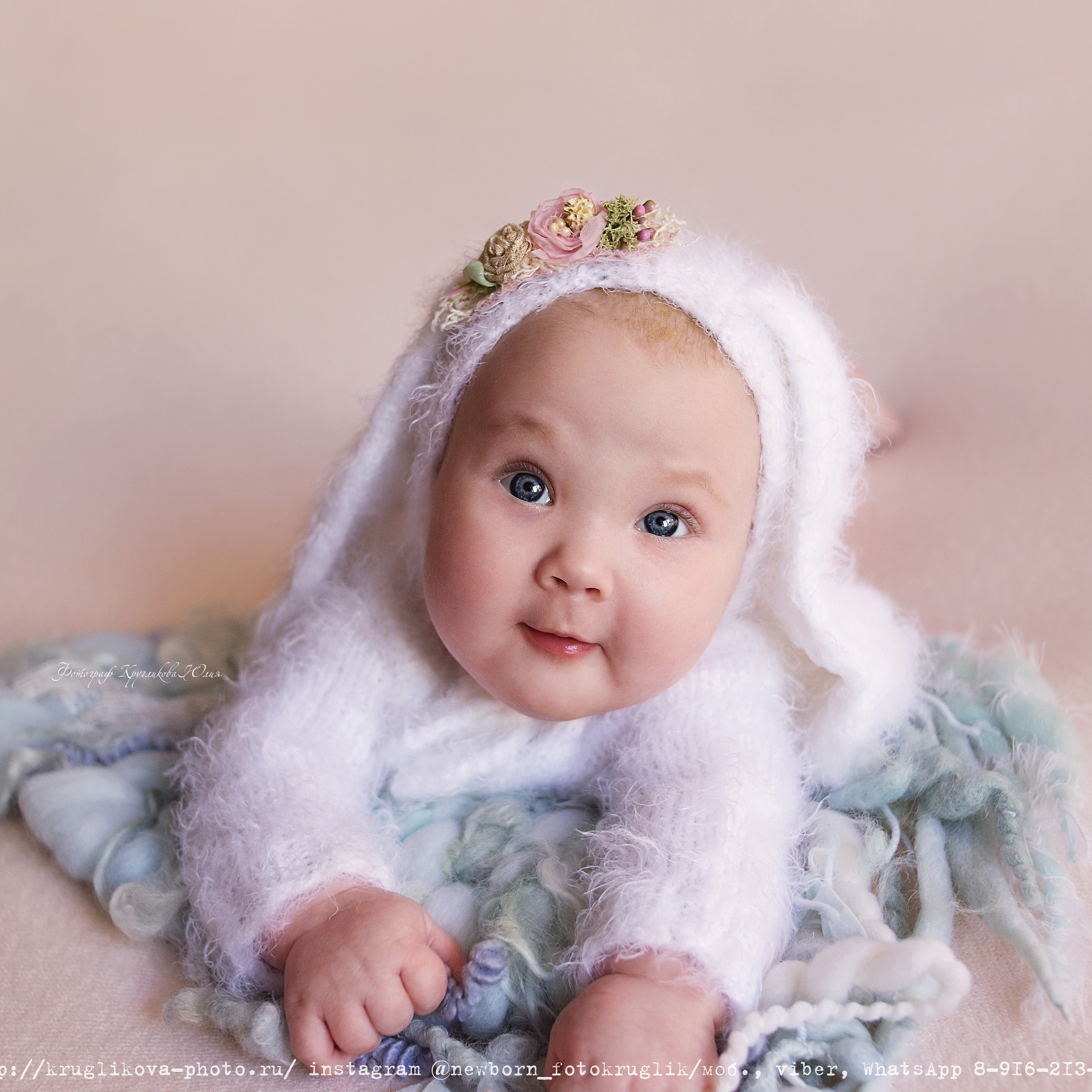 Нежная зайка. 5 месяцев.