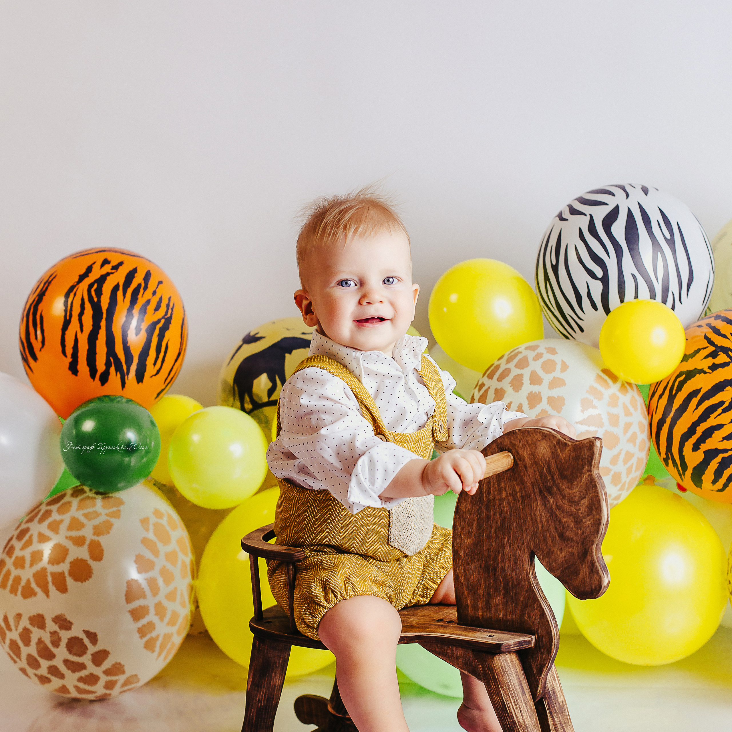 Годик в стиле сафари для Марка