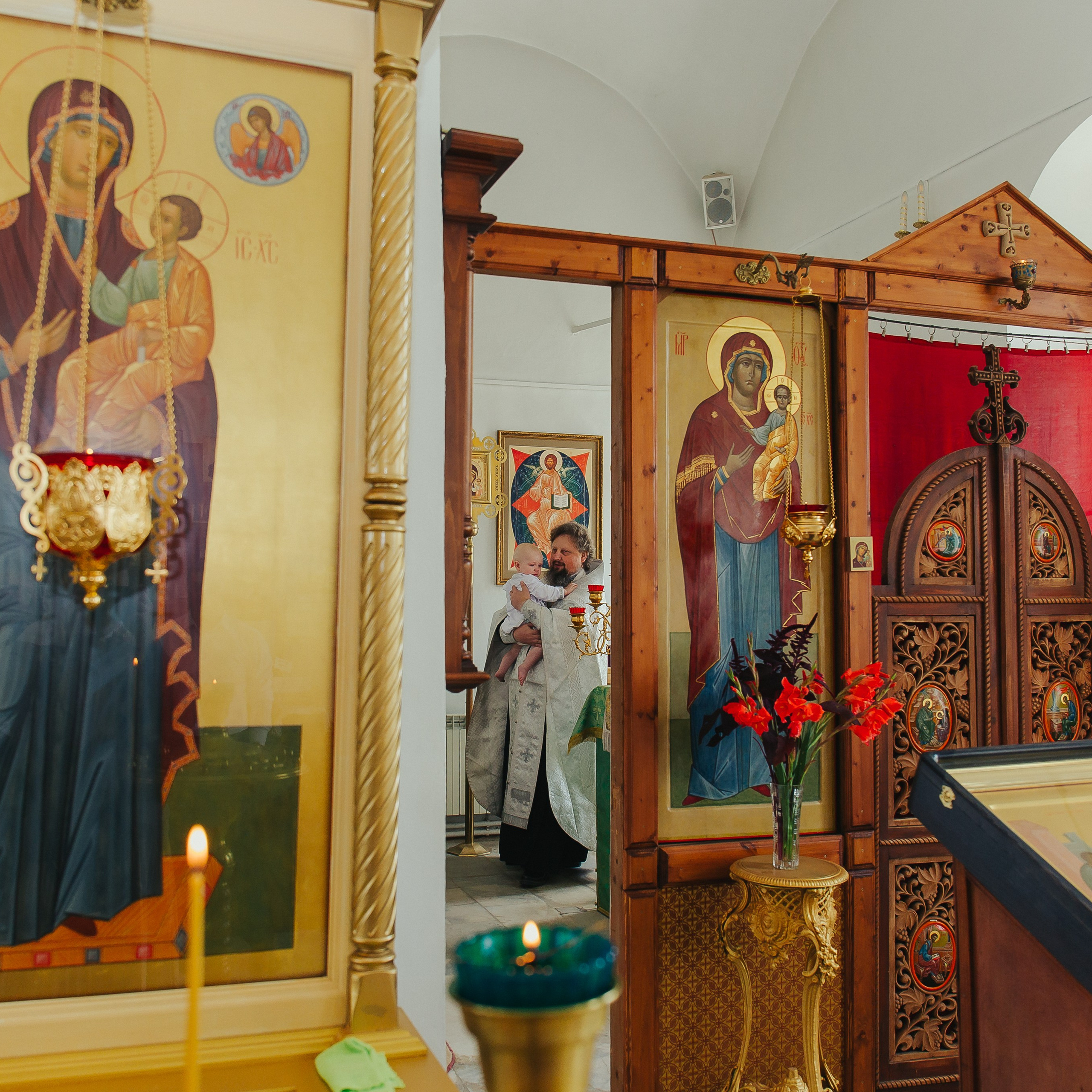 Крещение Фёдора. Храм Покрова Пресвятой Богородицы в Сватково