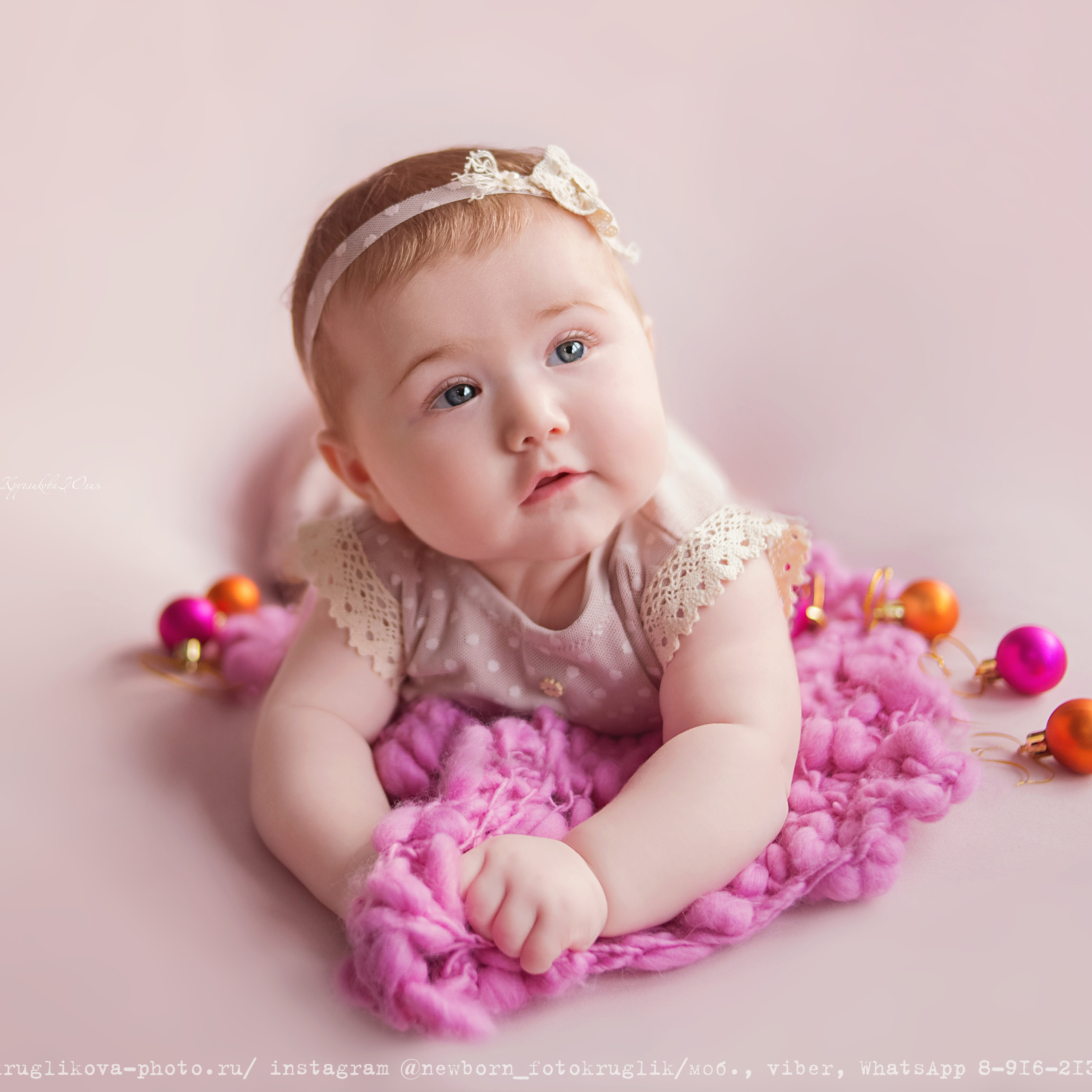 Новогодняя малышка. 6 месяцев.