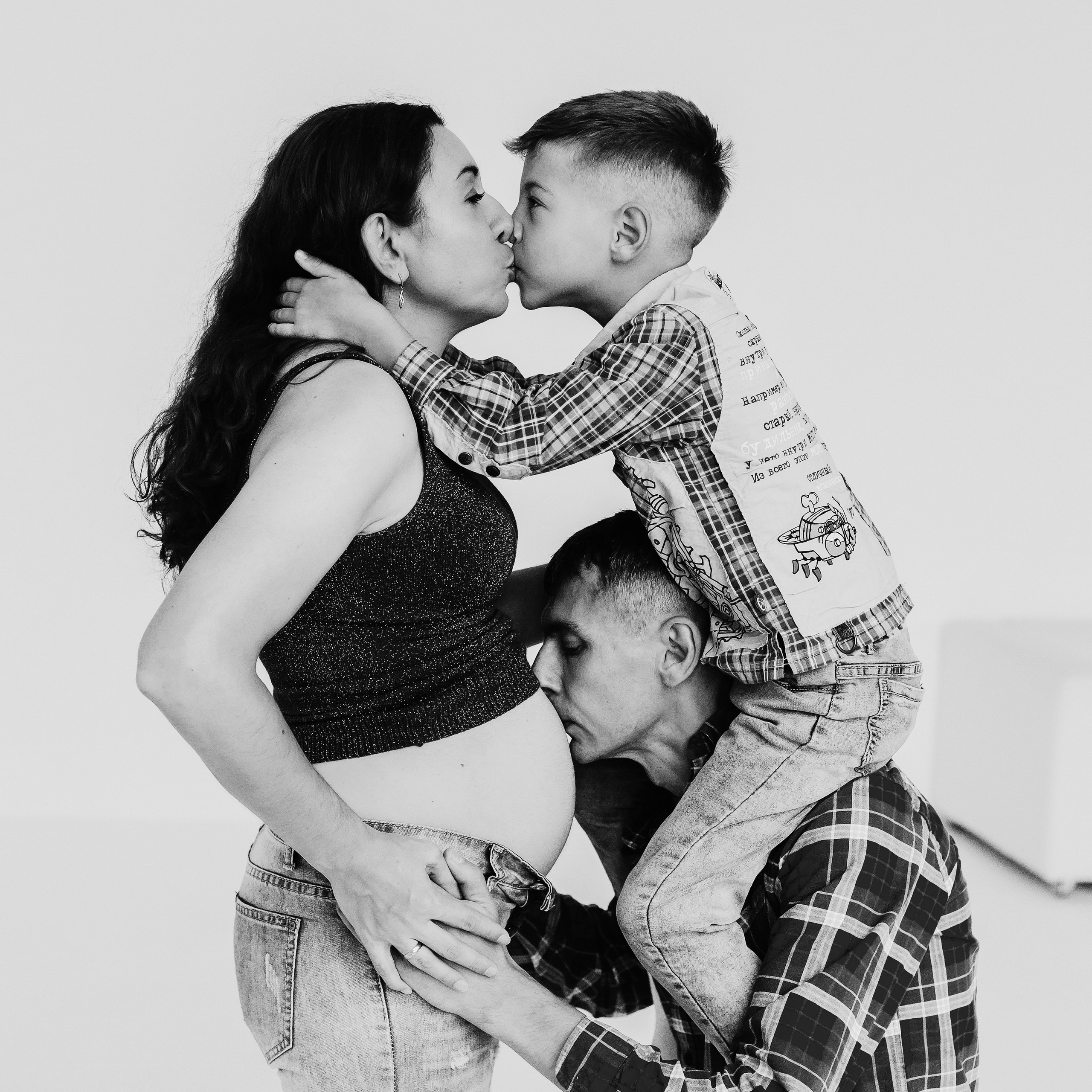 Семейная съемка беременной Анны