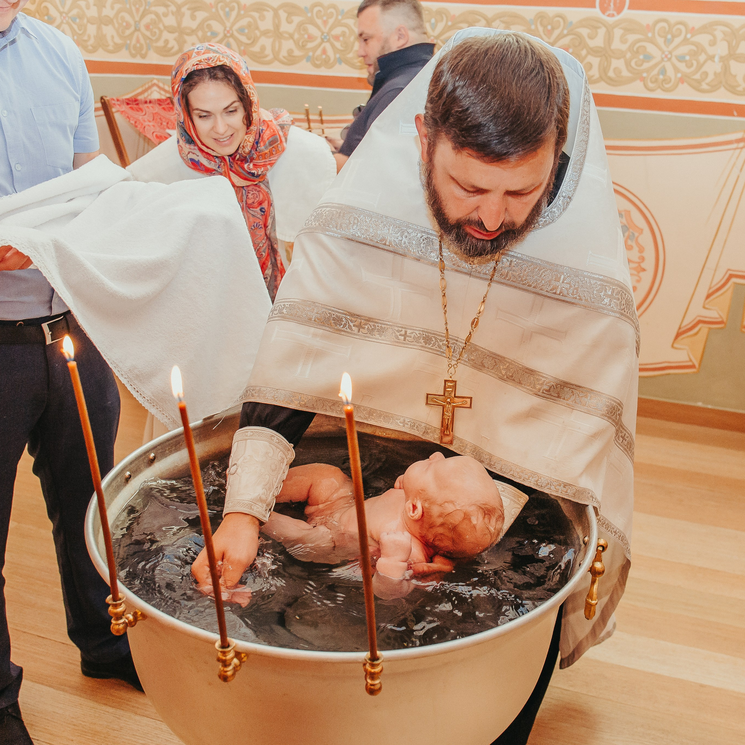 Крещение Маши в Черниговском Скиту