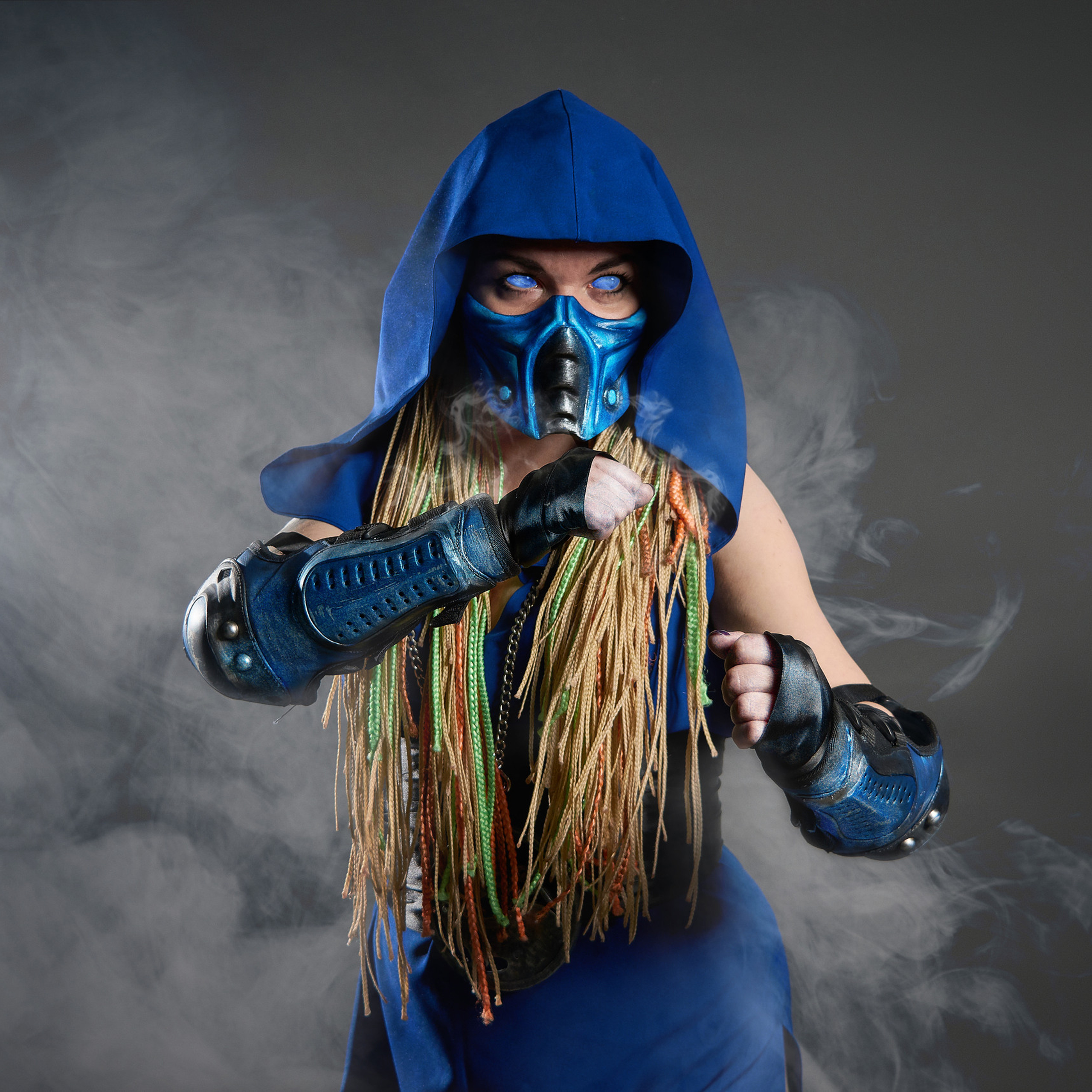 Cosplay Sub-Zero. Female version