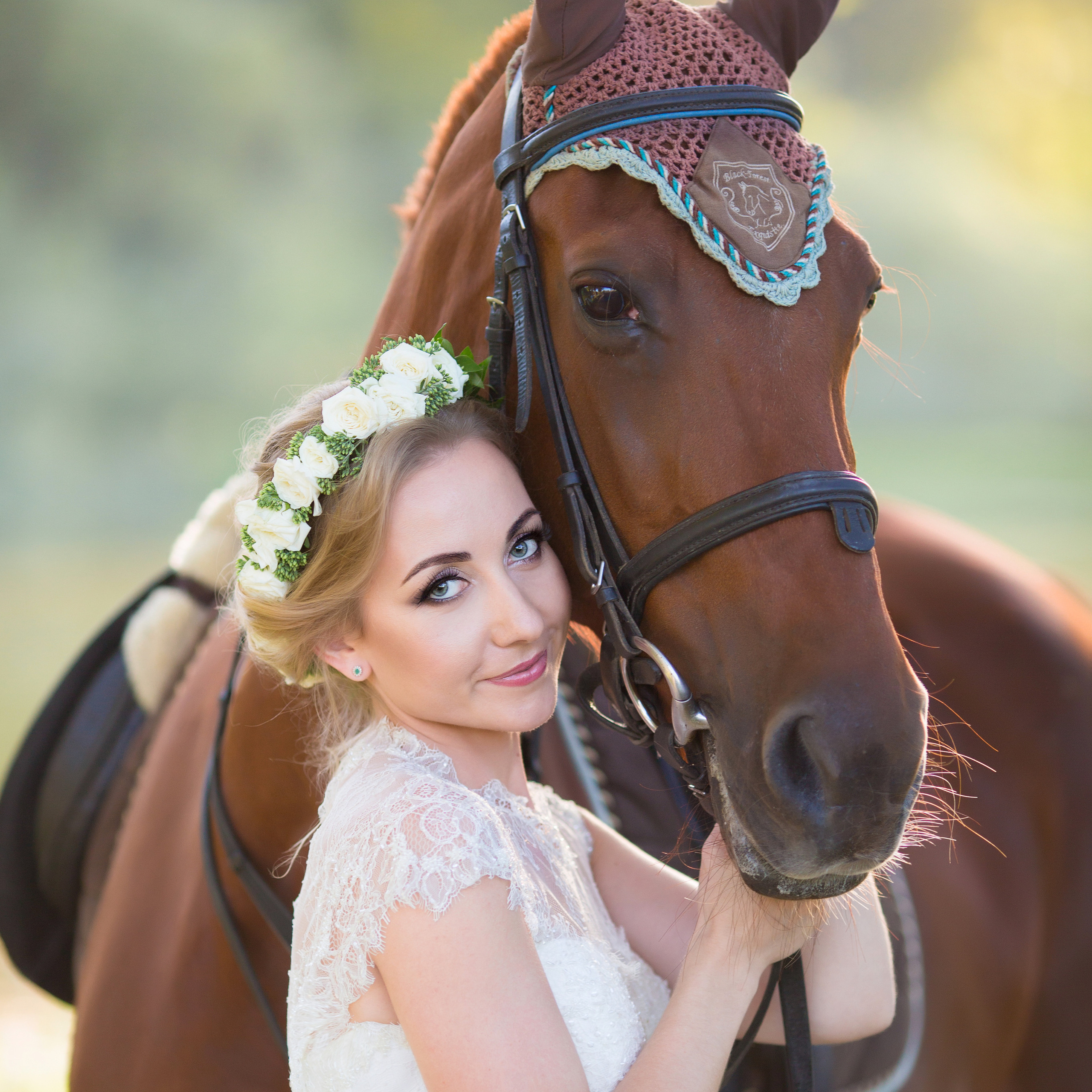 Свадебная фотосессия с лошадью