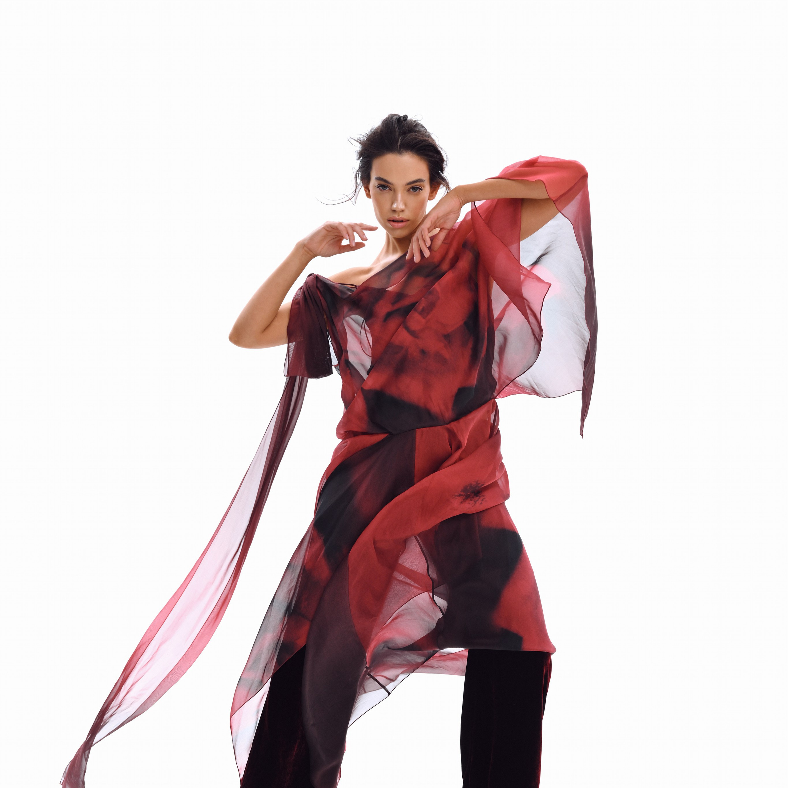 женская съемка для социальных сетей Кенгуру.