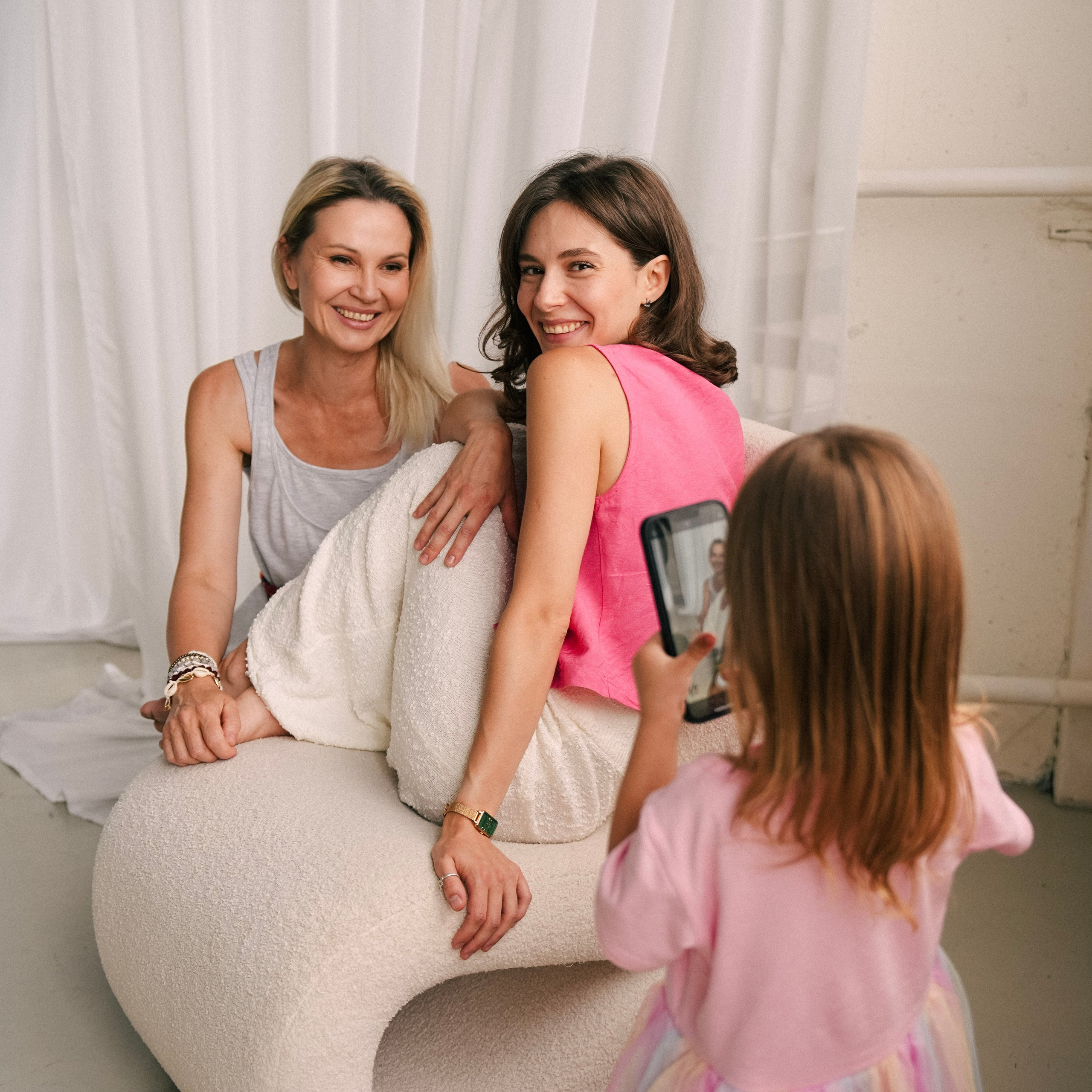 Яна с семьёй