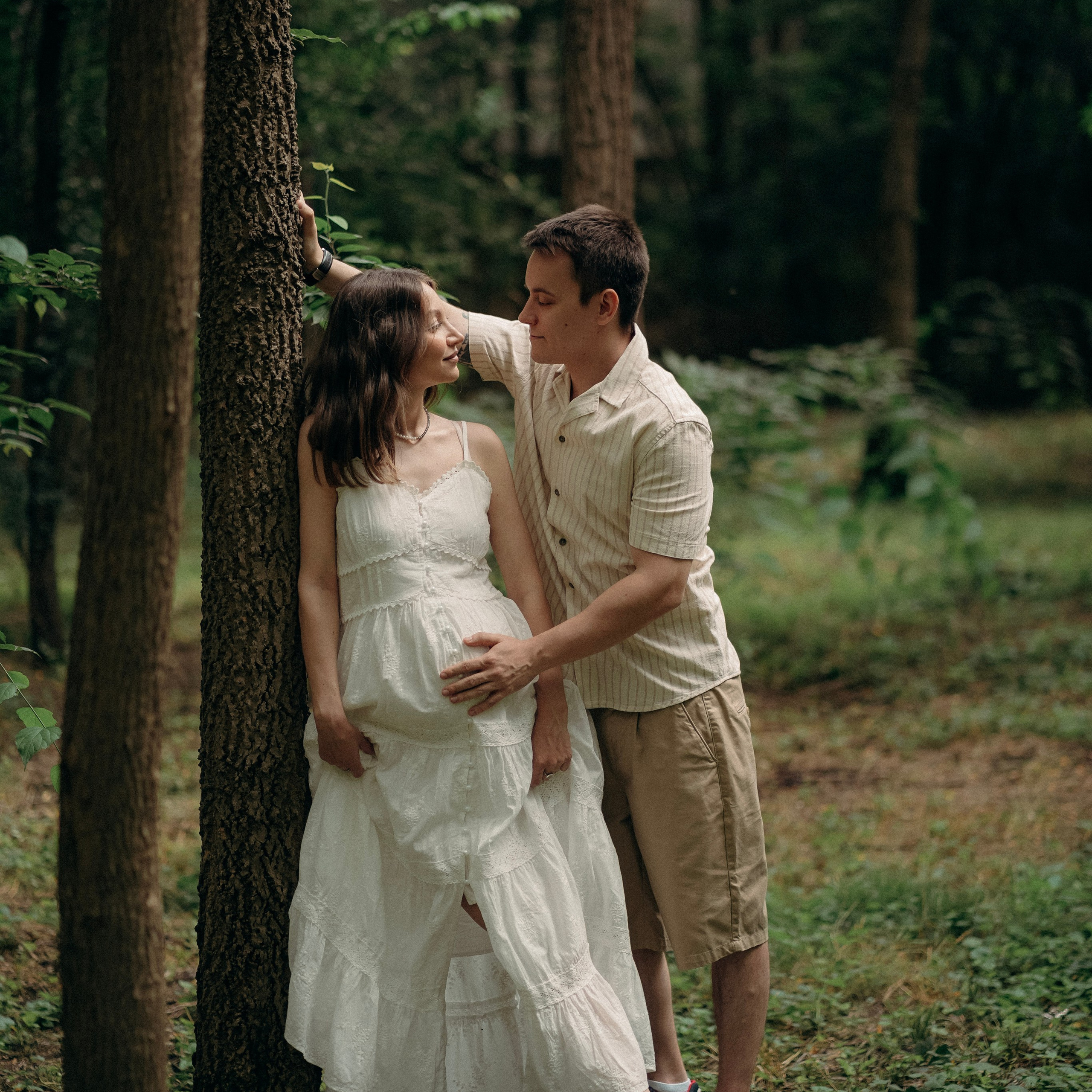 Фотосессия беременности на природе