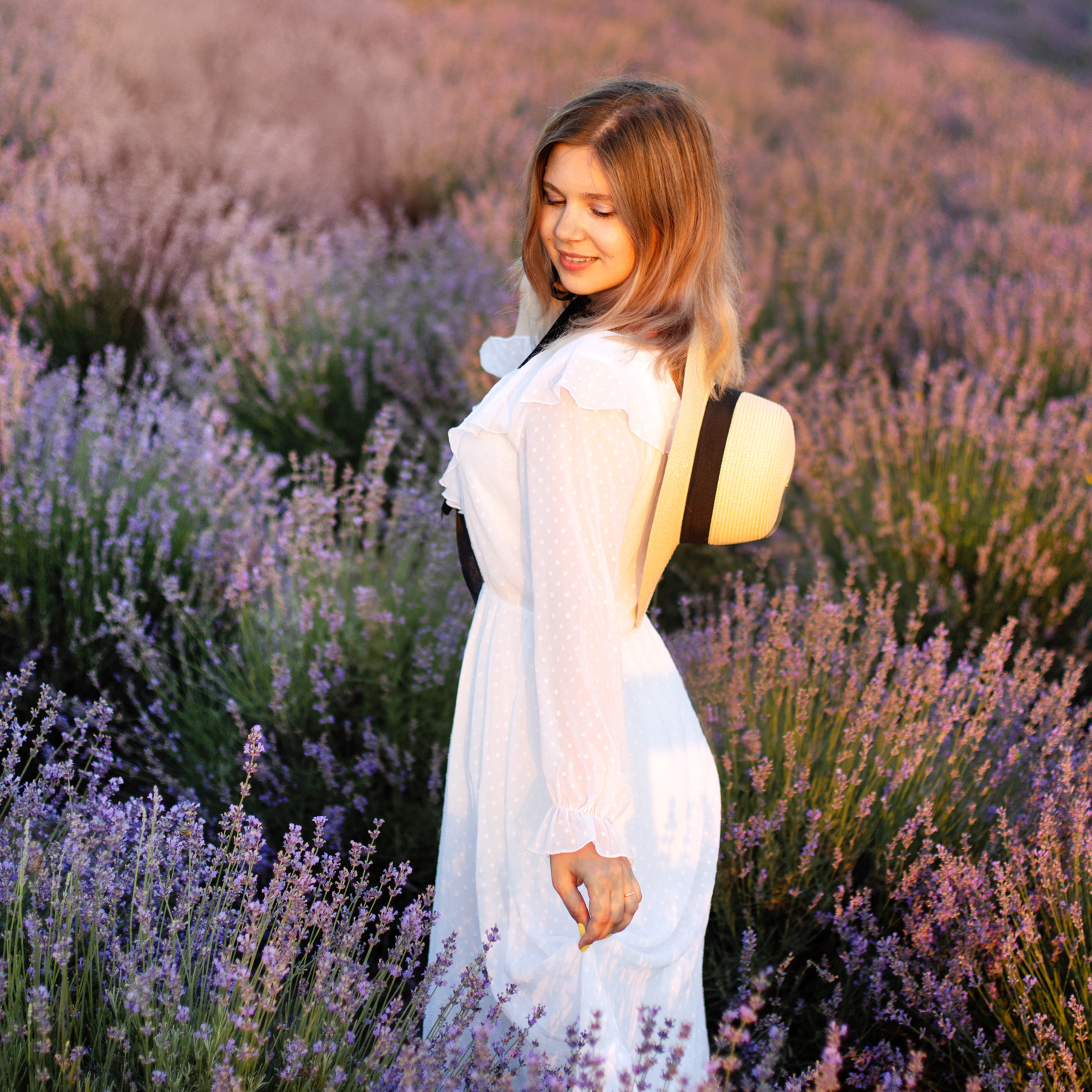 Оля в лаванде. Женский и семейный фотограф в Тюмени Пашнина Ольга