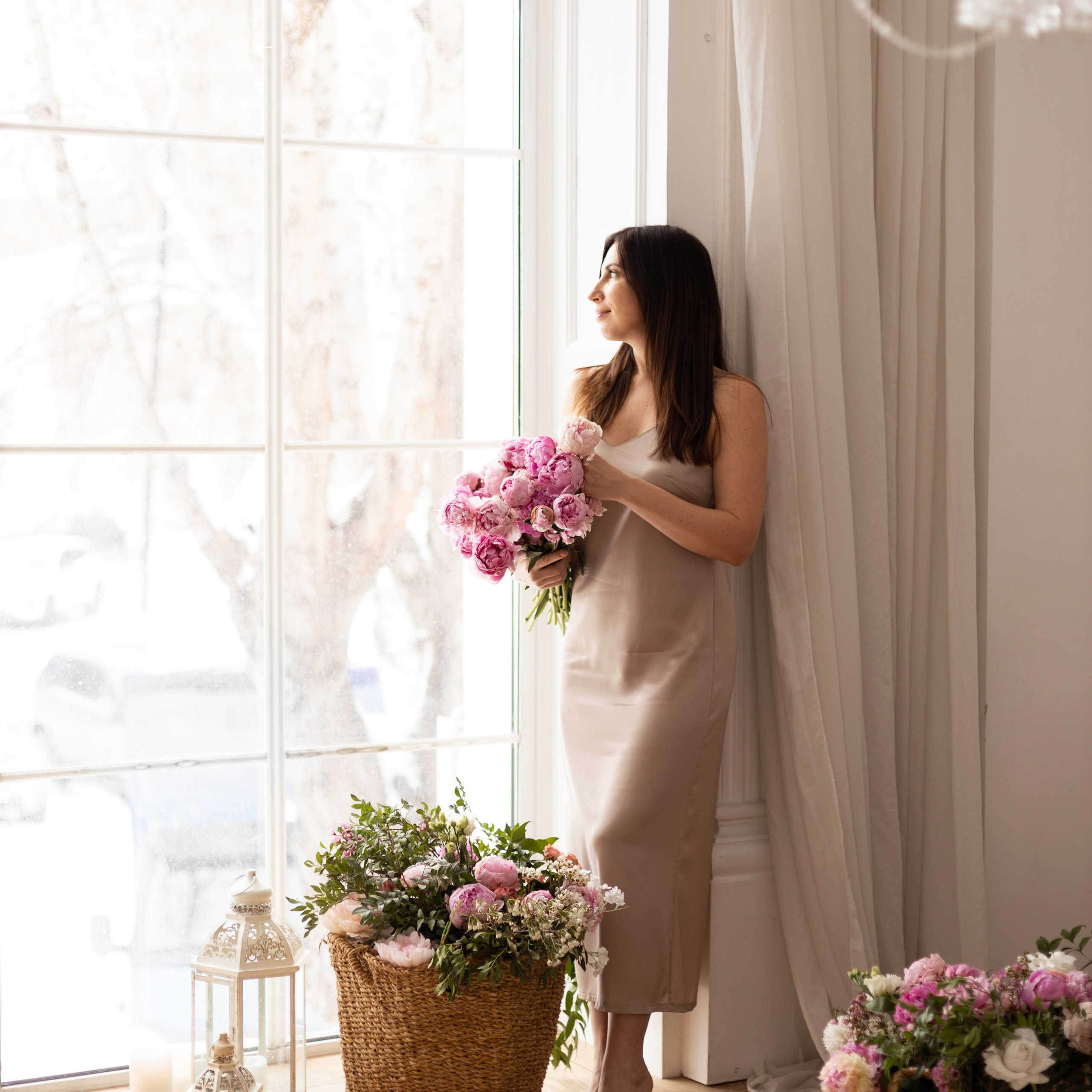 Ирина в пионах. Женский и семейный фотограф в Тюмени Пашнина Ольга