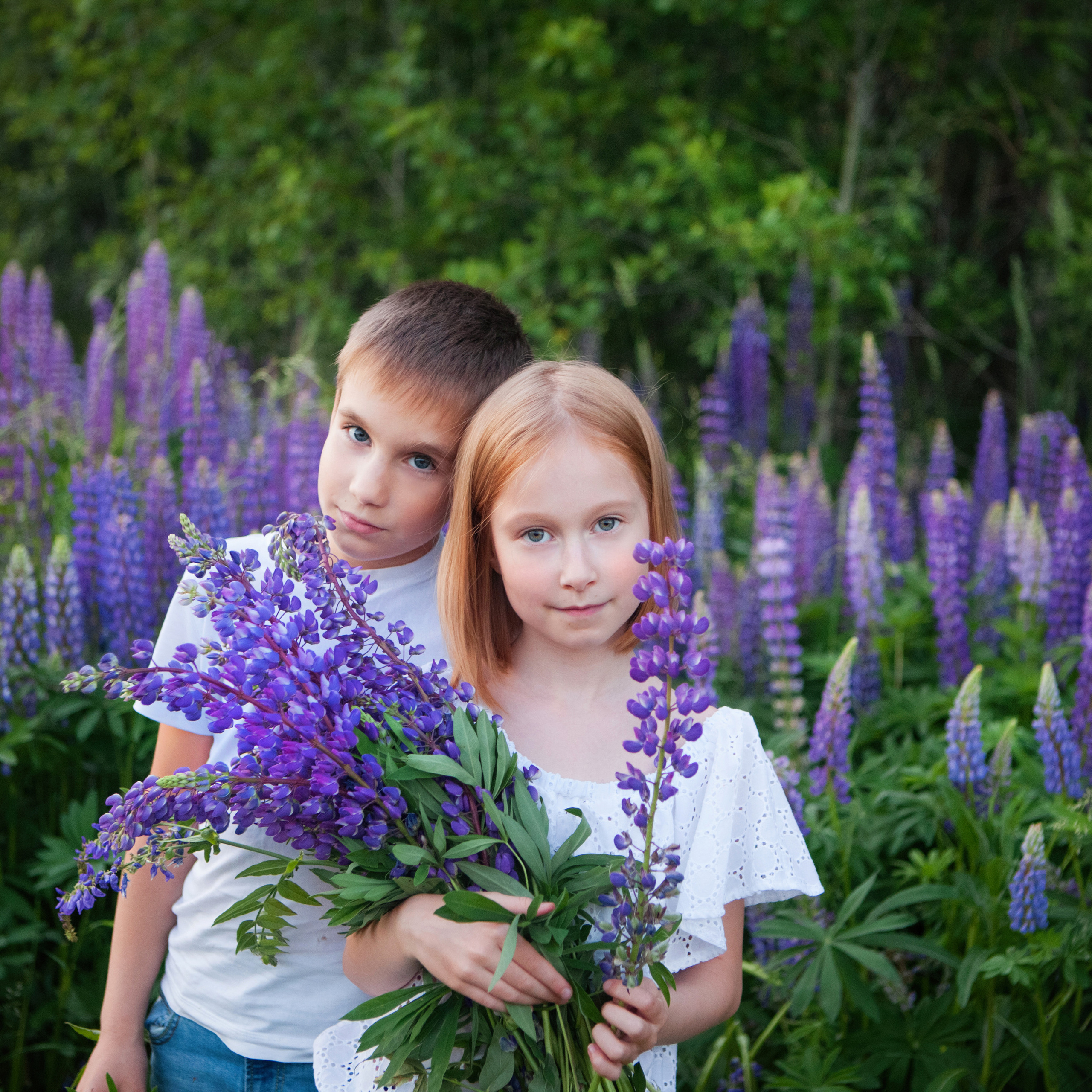 В люпинах. Женский и семейный фотограф в Тюмени Пашнина Ольга