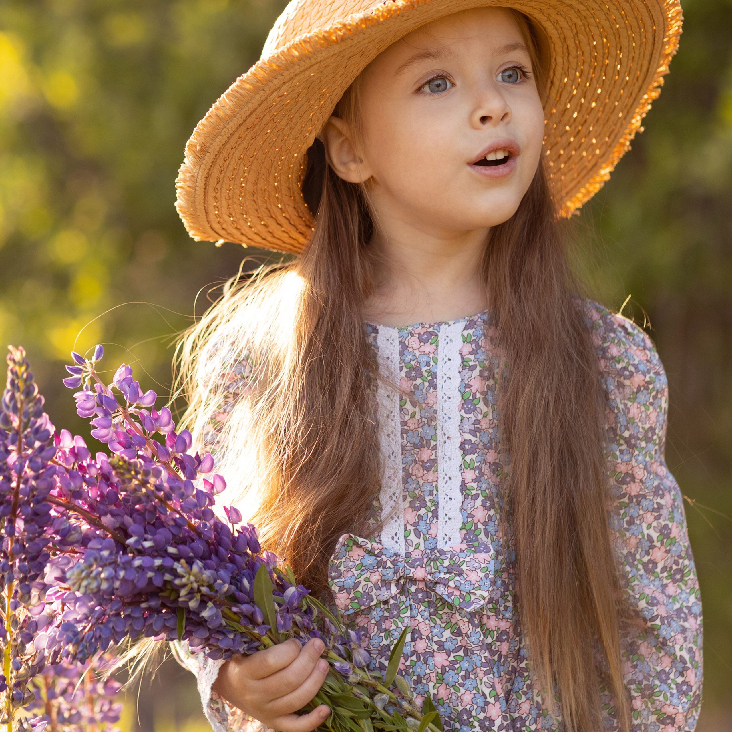 Поля в люпинах. Женский и семейный фотограф в Тюмени Пашнина Ольга