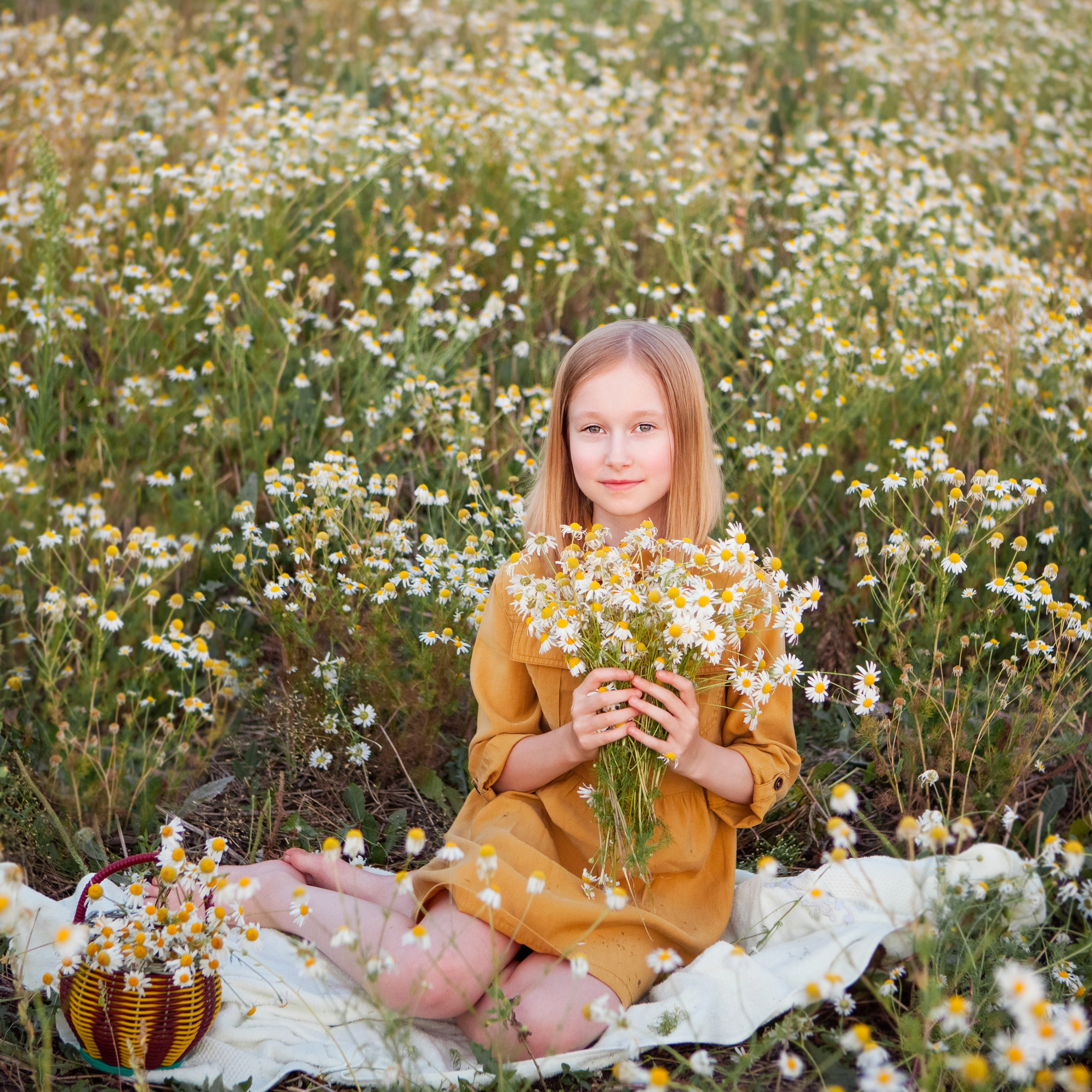 В ромашках. Женский и семейный фотограф в Тюмени Пашнина Ольга