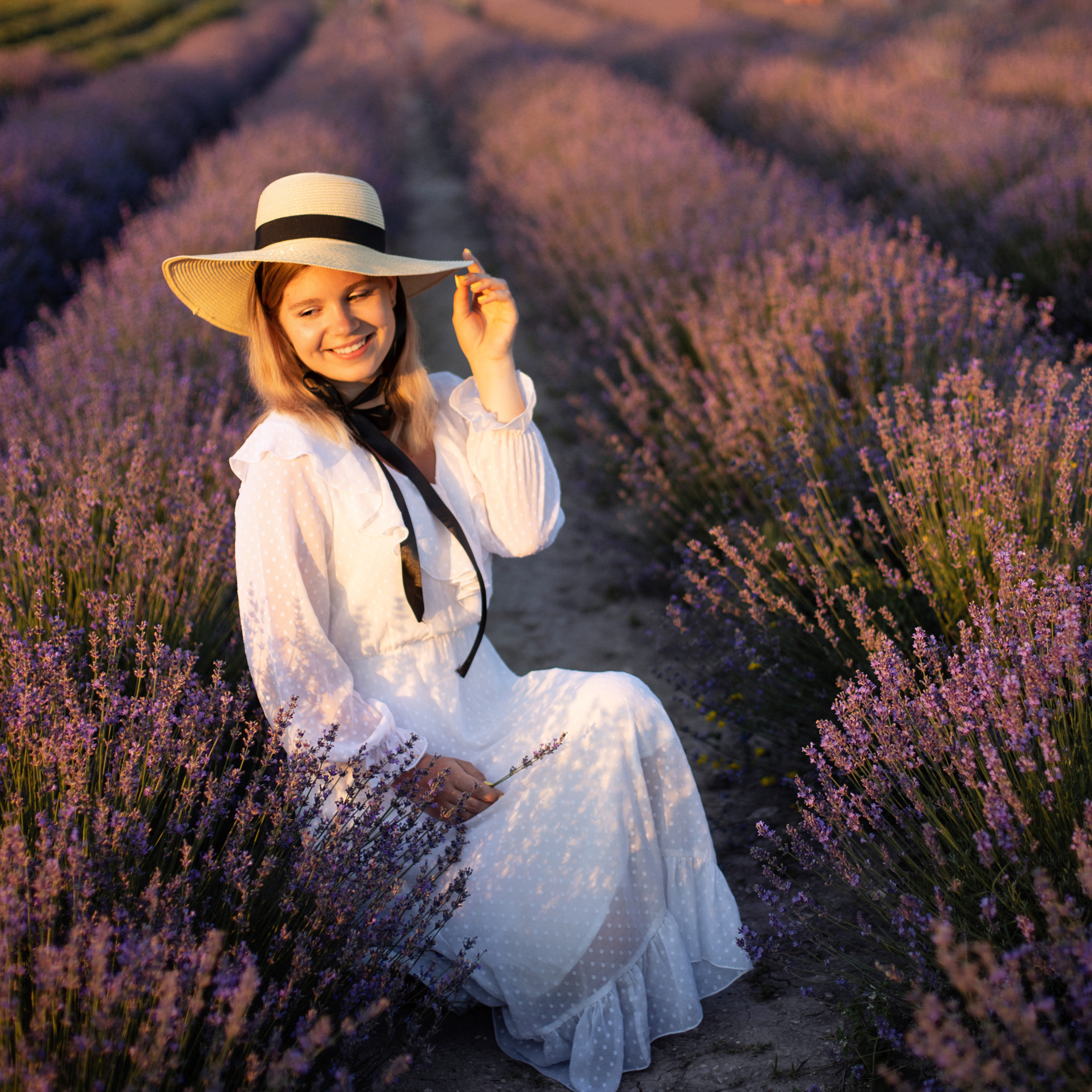 Оля в лаванде. Женский и семейный фотограф в Тюмени Пашнина Ольга