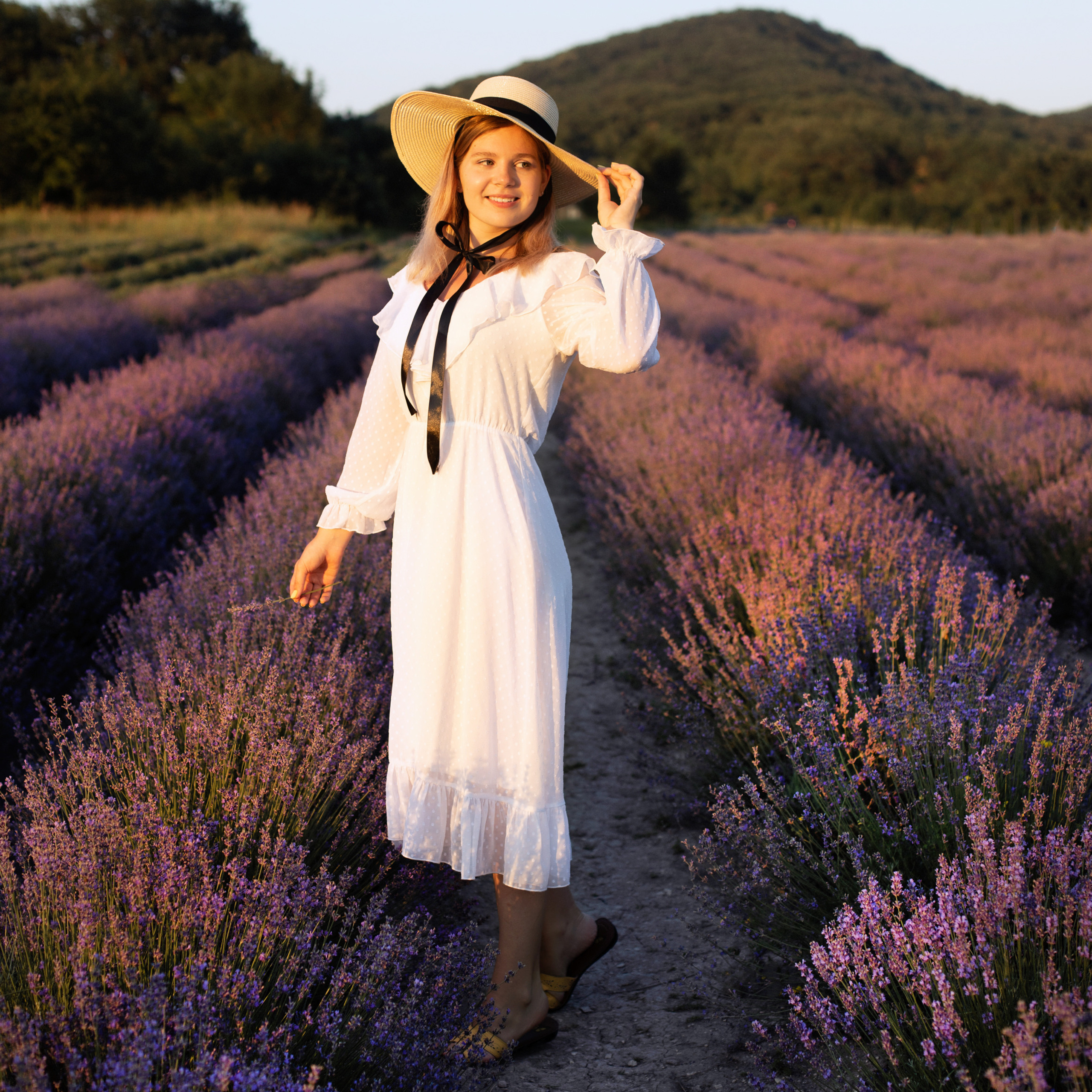 Оля в лаванде. Женский и семейный фотограф в Тюмени Пашнина Ольга