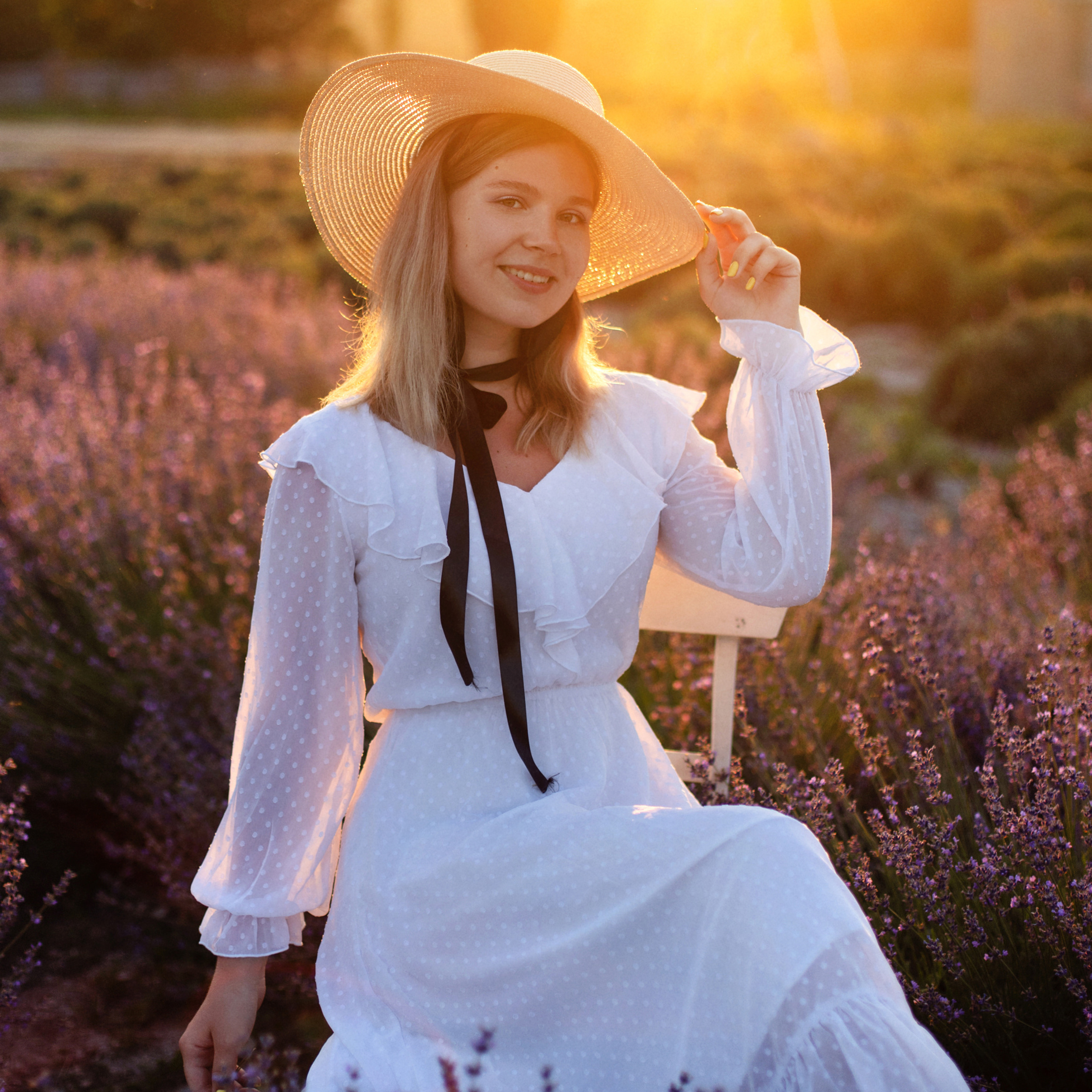 Оля в лаванде. Женский и семейный фотограф в Тюмени Пашнина Ольга
