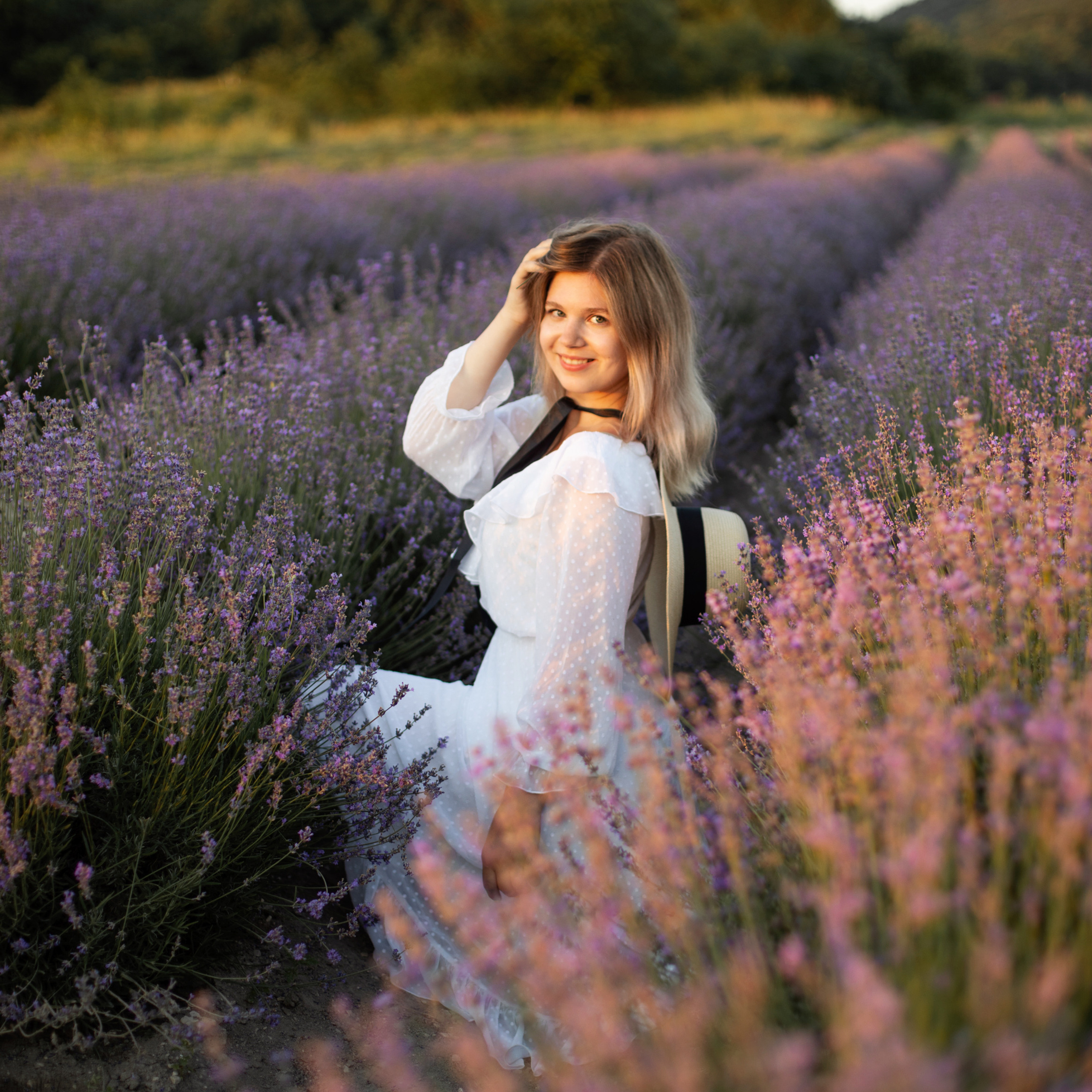 Оля в лаванде. Женский и семейный фотограф в Тюмени Пашнина Ольга