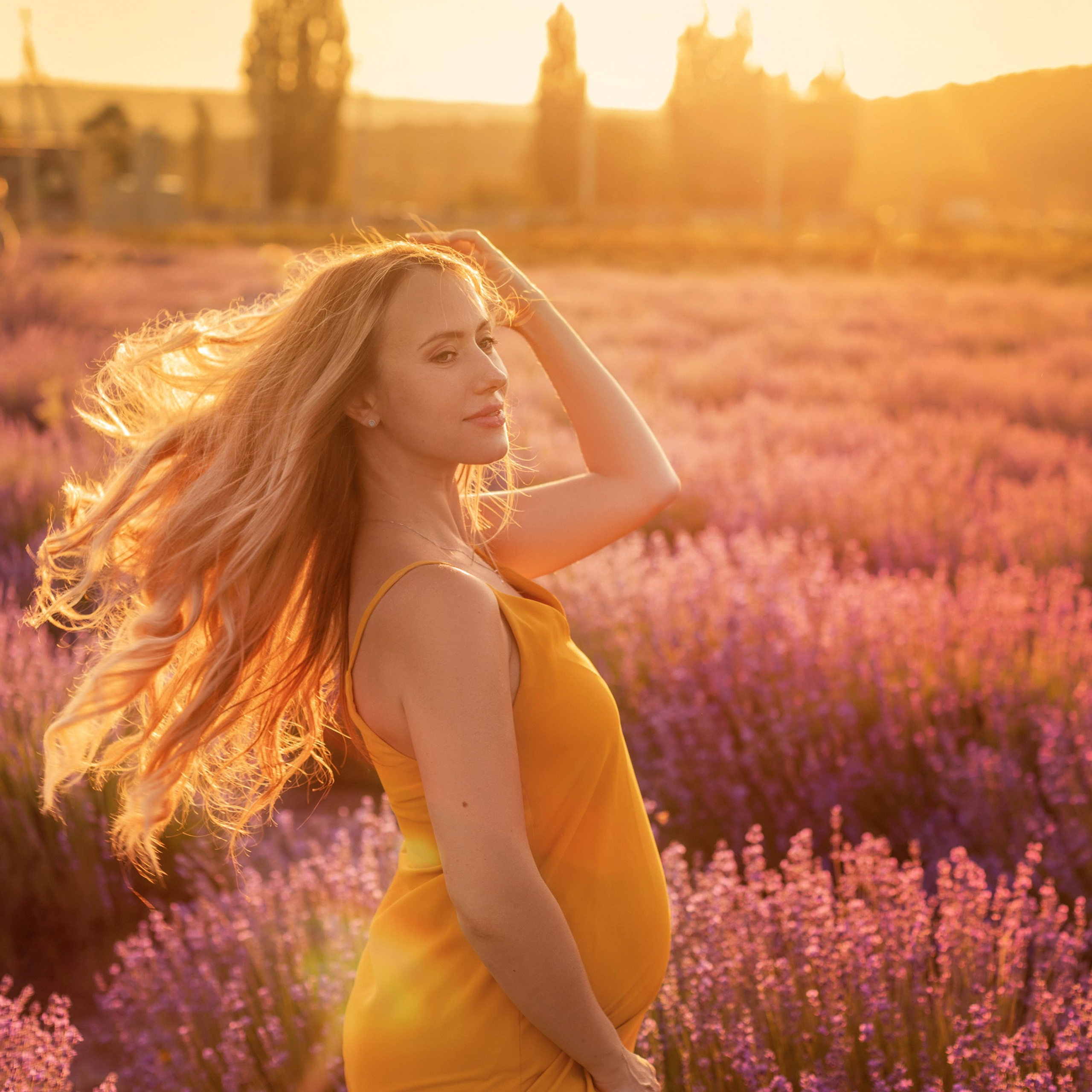 Анна в лаванде. Женский и семейный фотограф в Тюмени Пашнина Ольга