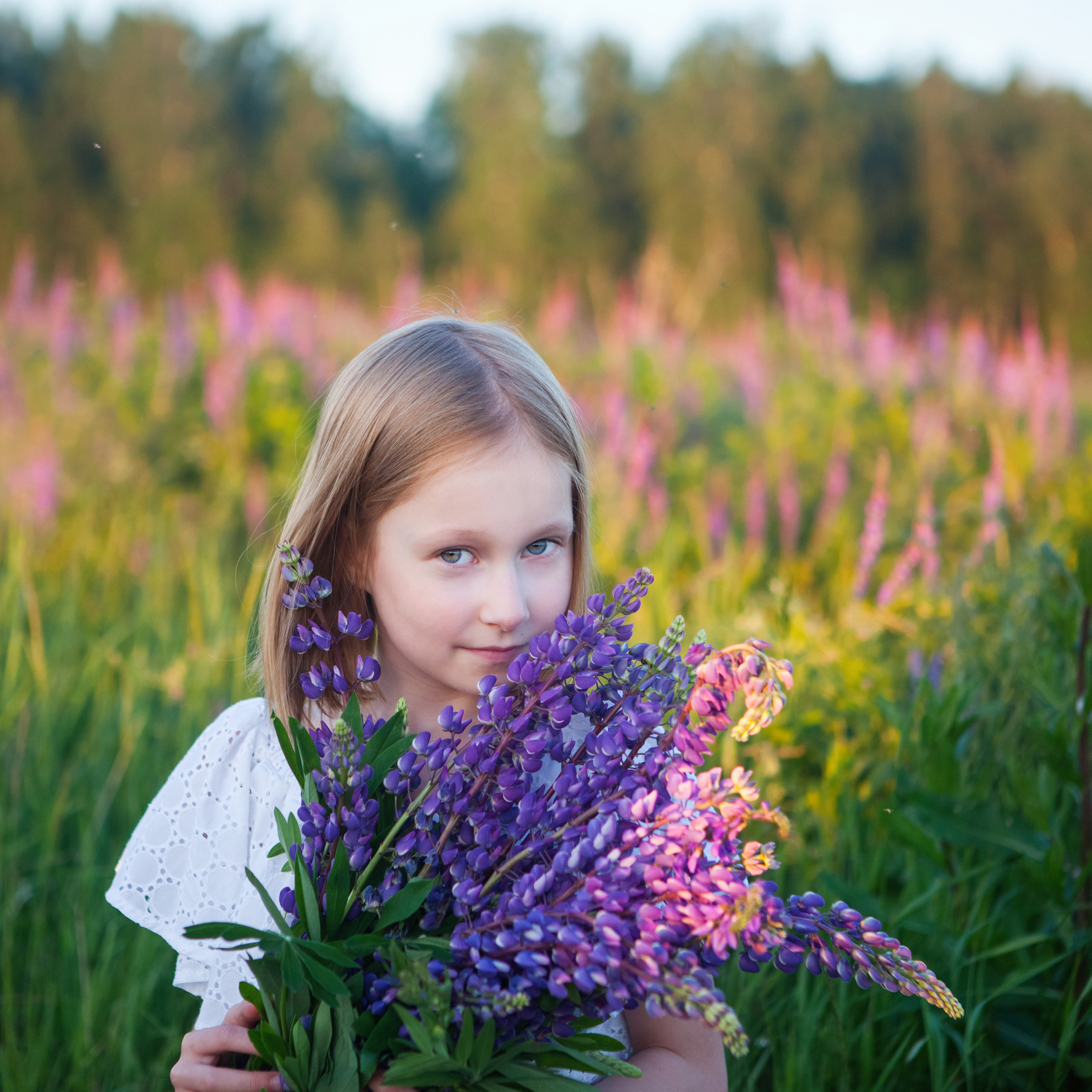 В люпинах. Женский и семейный фотограф в Тюмени Пашнина Ольга