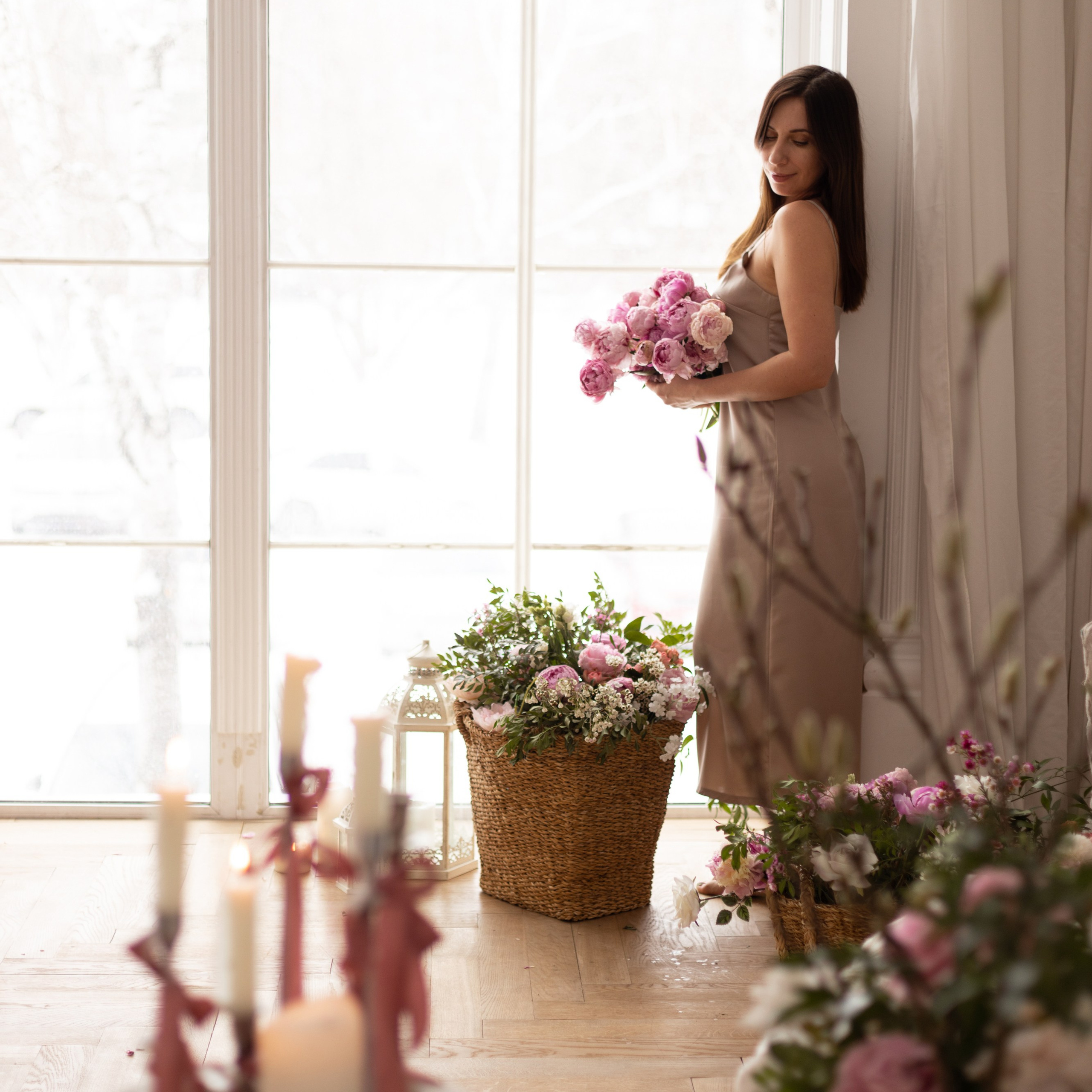 Ирина в пионах. Женский и семейный фотограф в Тюмени Пашнина Ольга