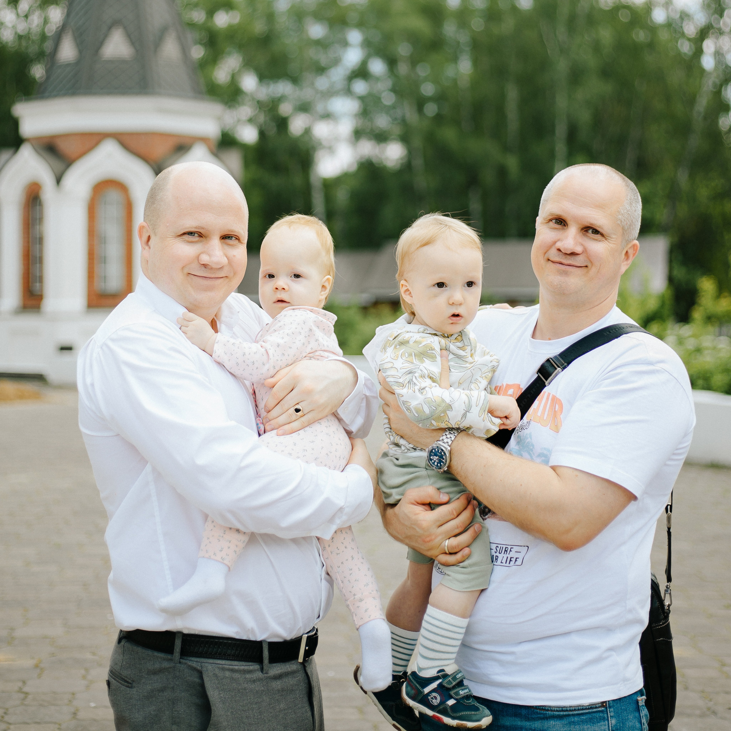 Крещение Марии и Дмитрия