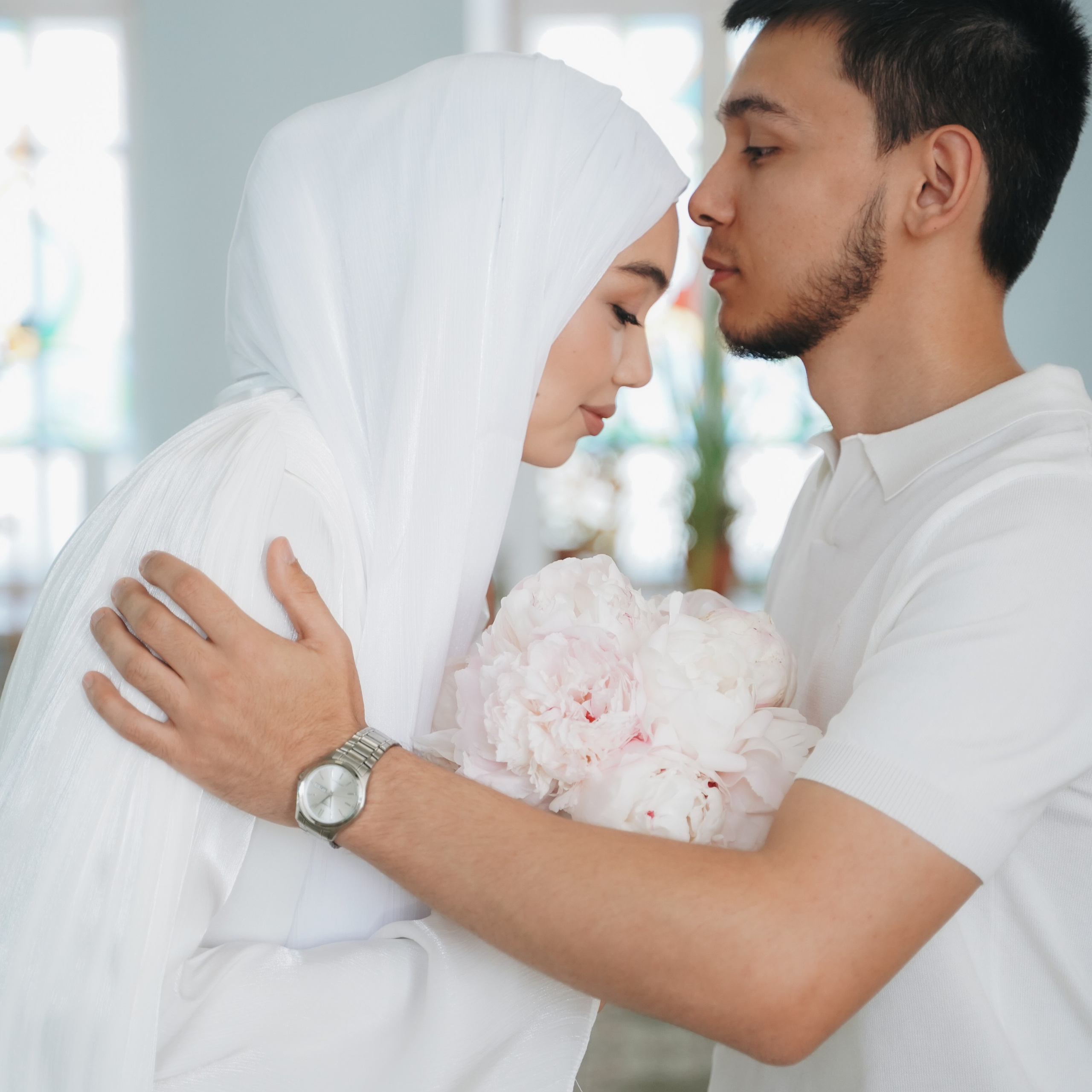 Никах в белой мечети