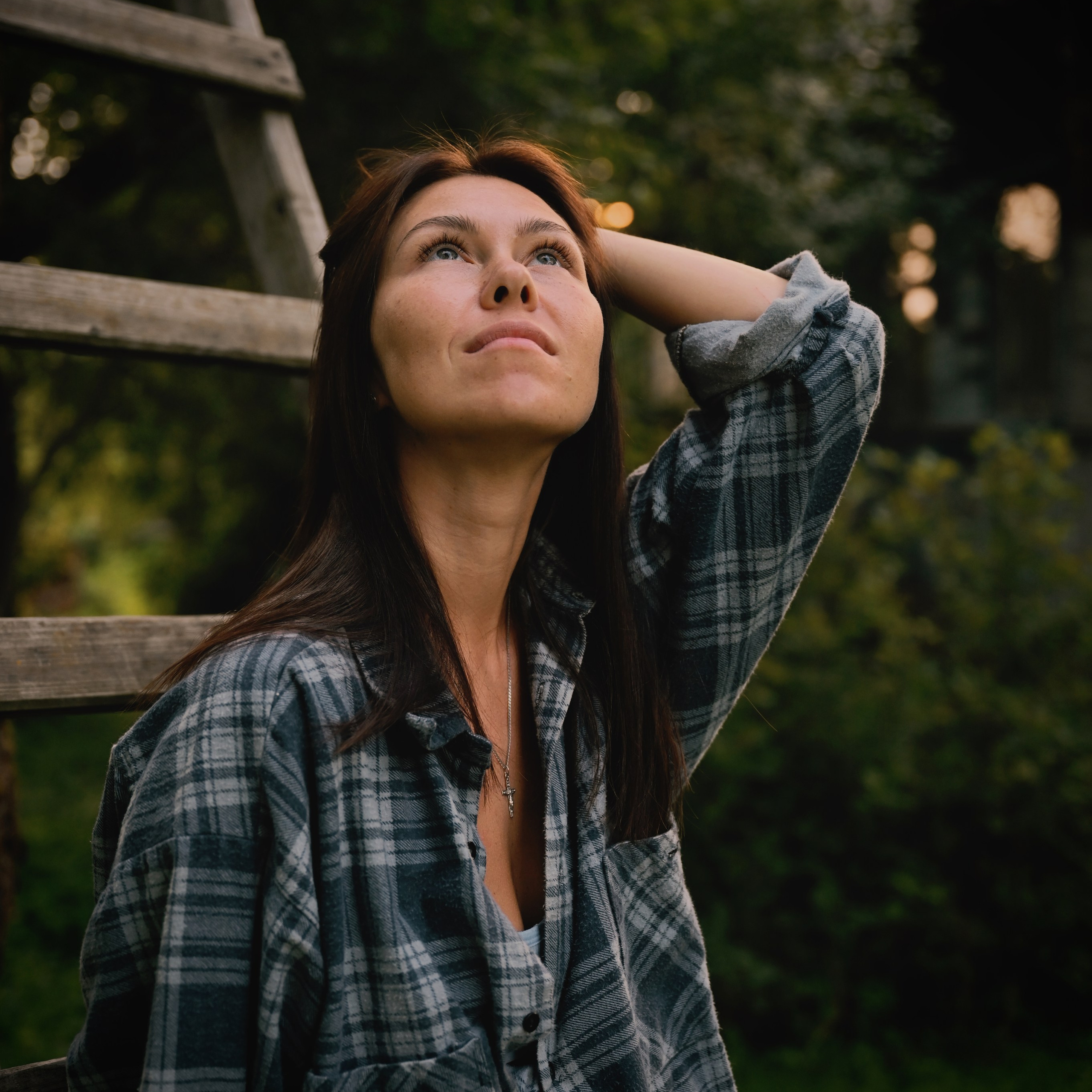 Настя — волшебный вечер на даче. Фотограф в Москве Засека Анастасия