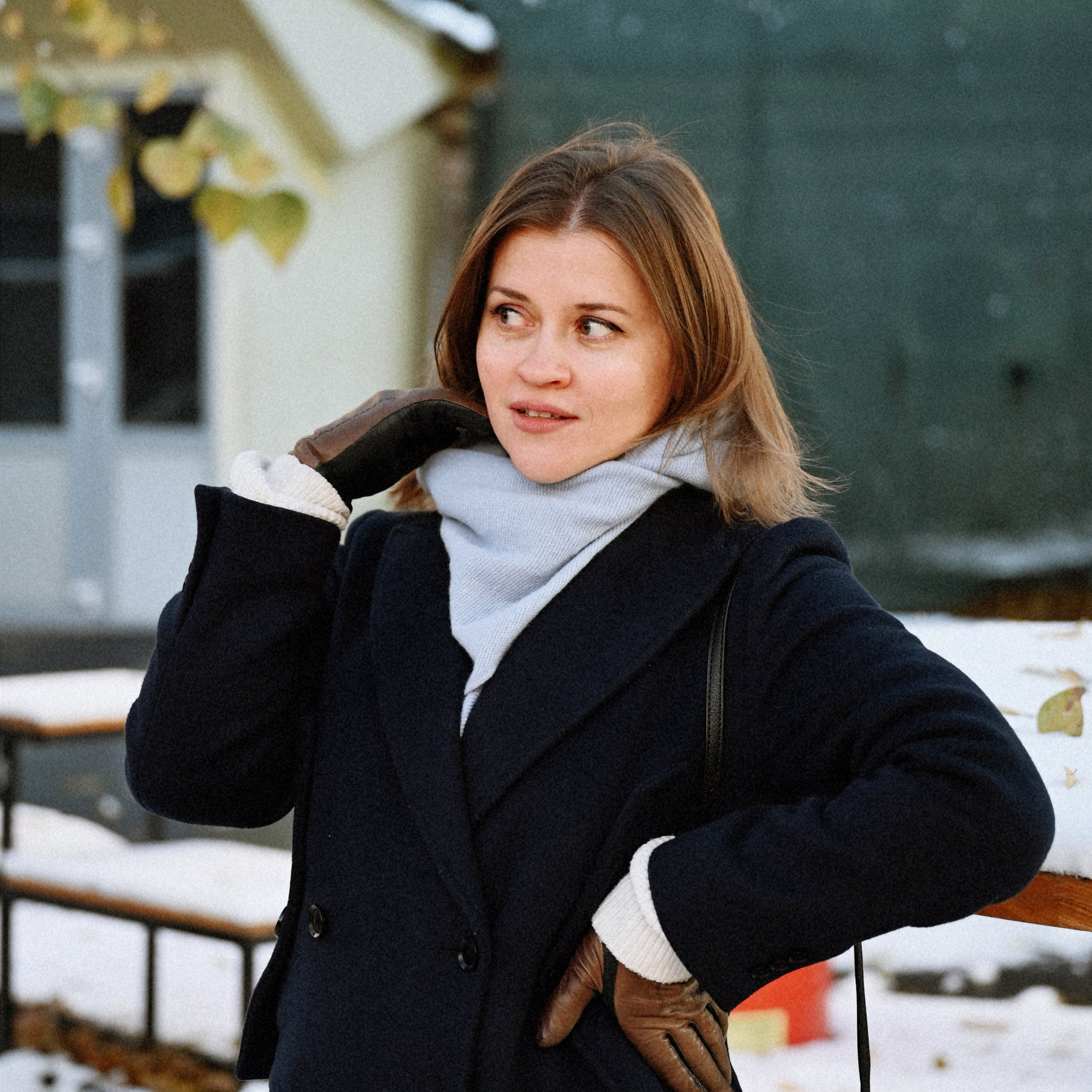 Алёна — После снегопада. Фотограф в Москве Засека Анастасия