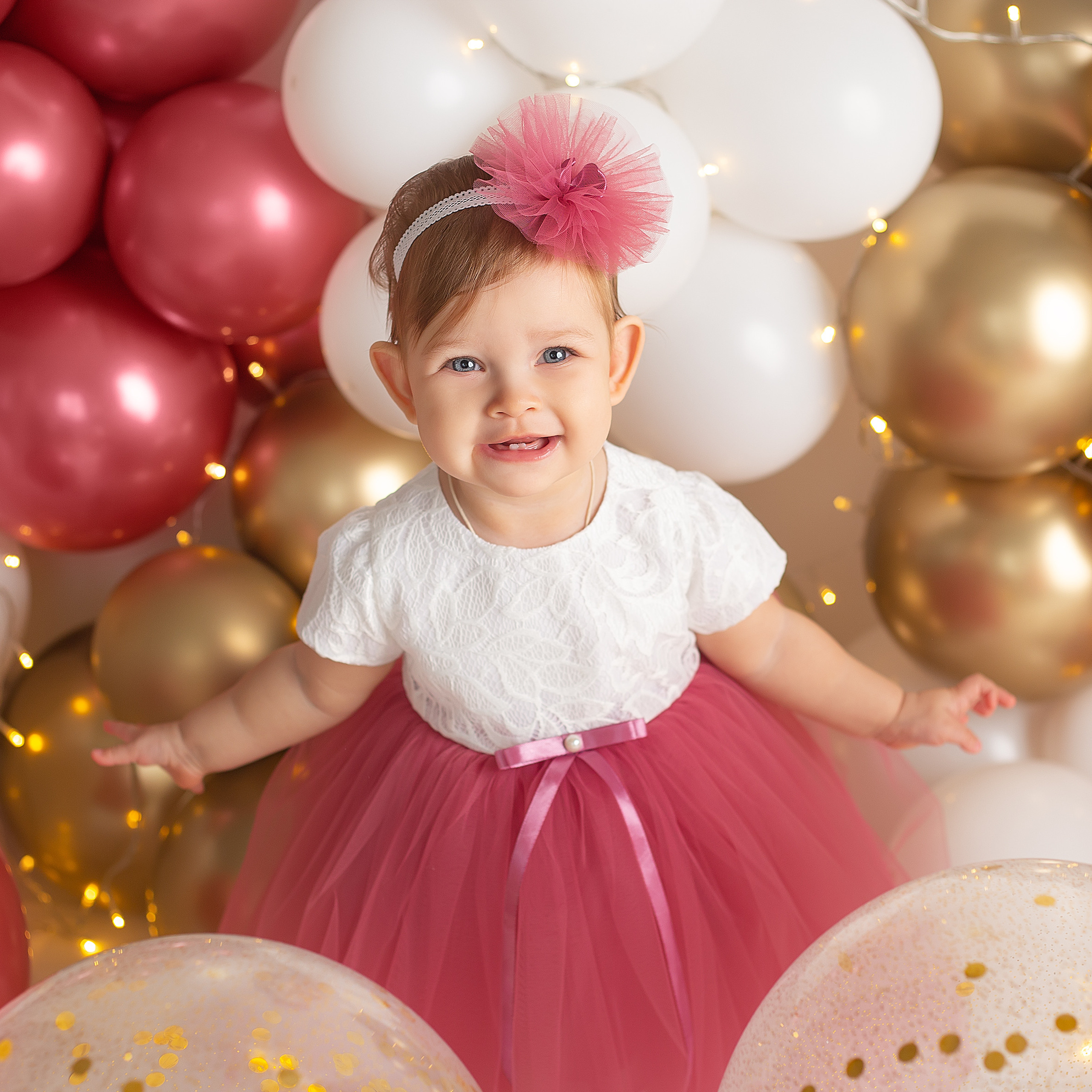 Первый годик. Фотограф новорожденных анна порфирьева москва московская область