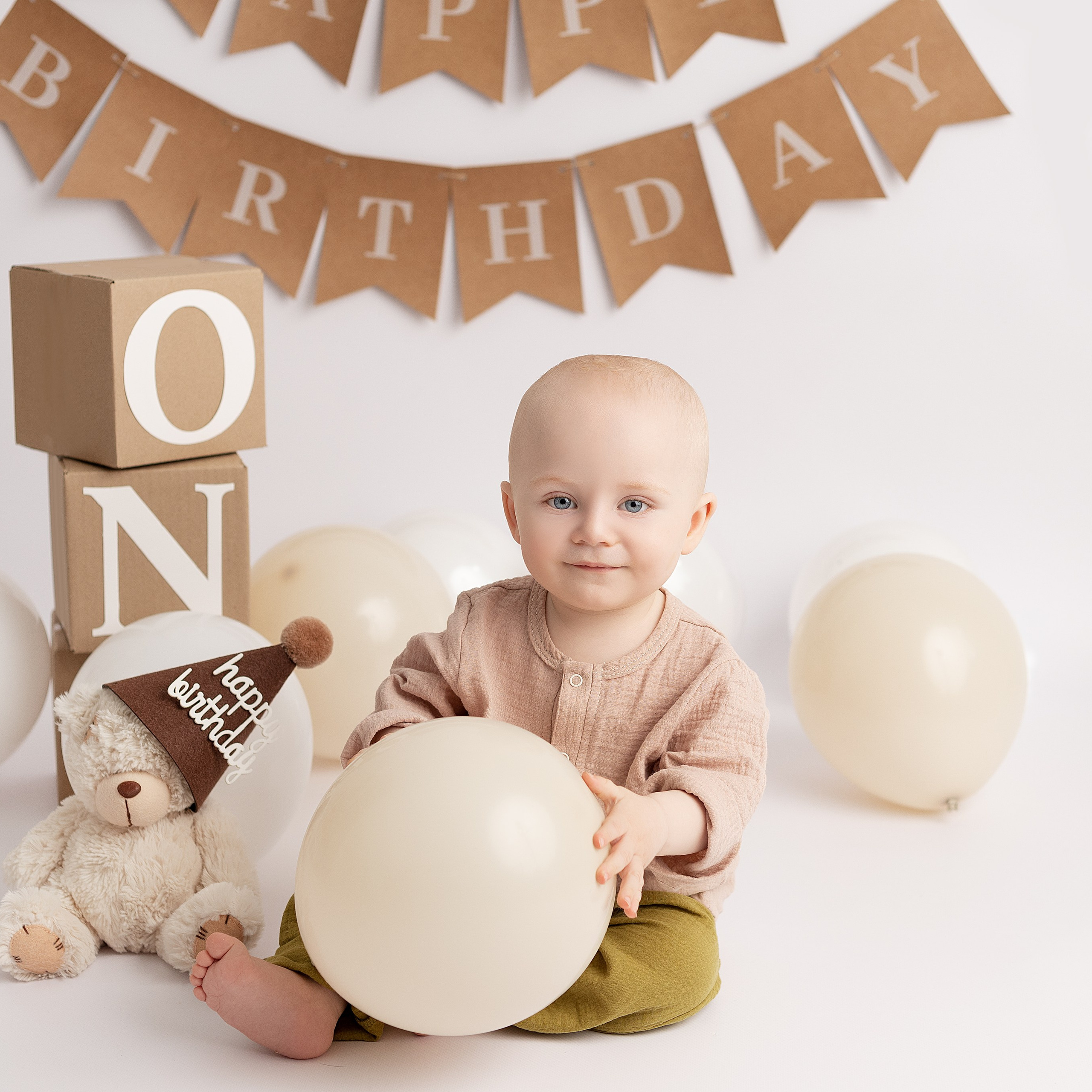 Первый годик. Фотограф новорожденных анна порфирьева москва московская область