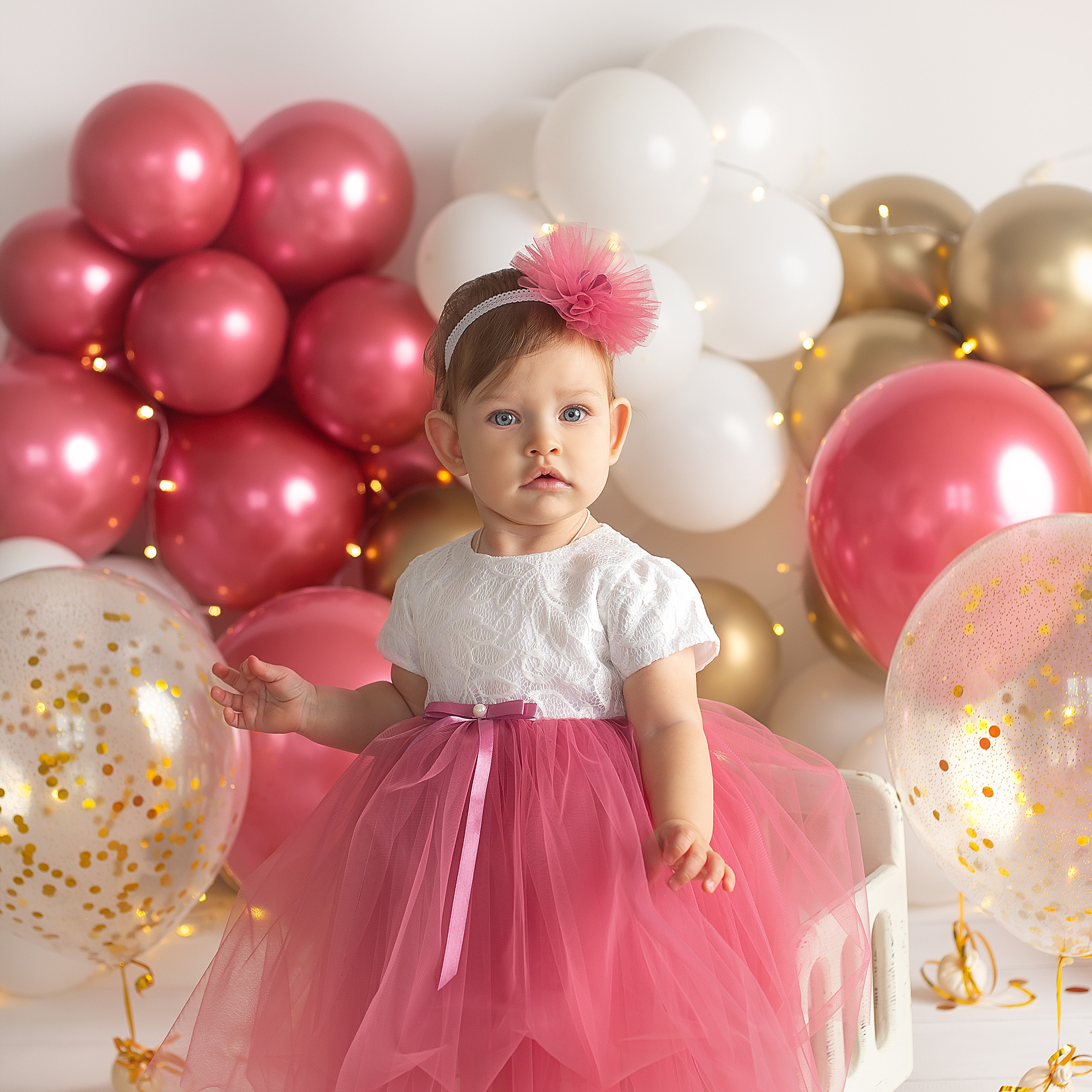 Первый годик. Фотограф новорожденных анна порфирьева москва московская область