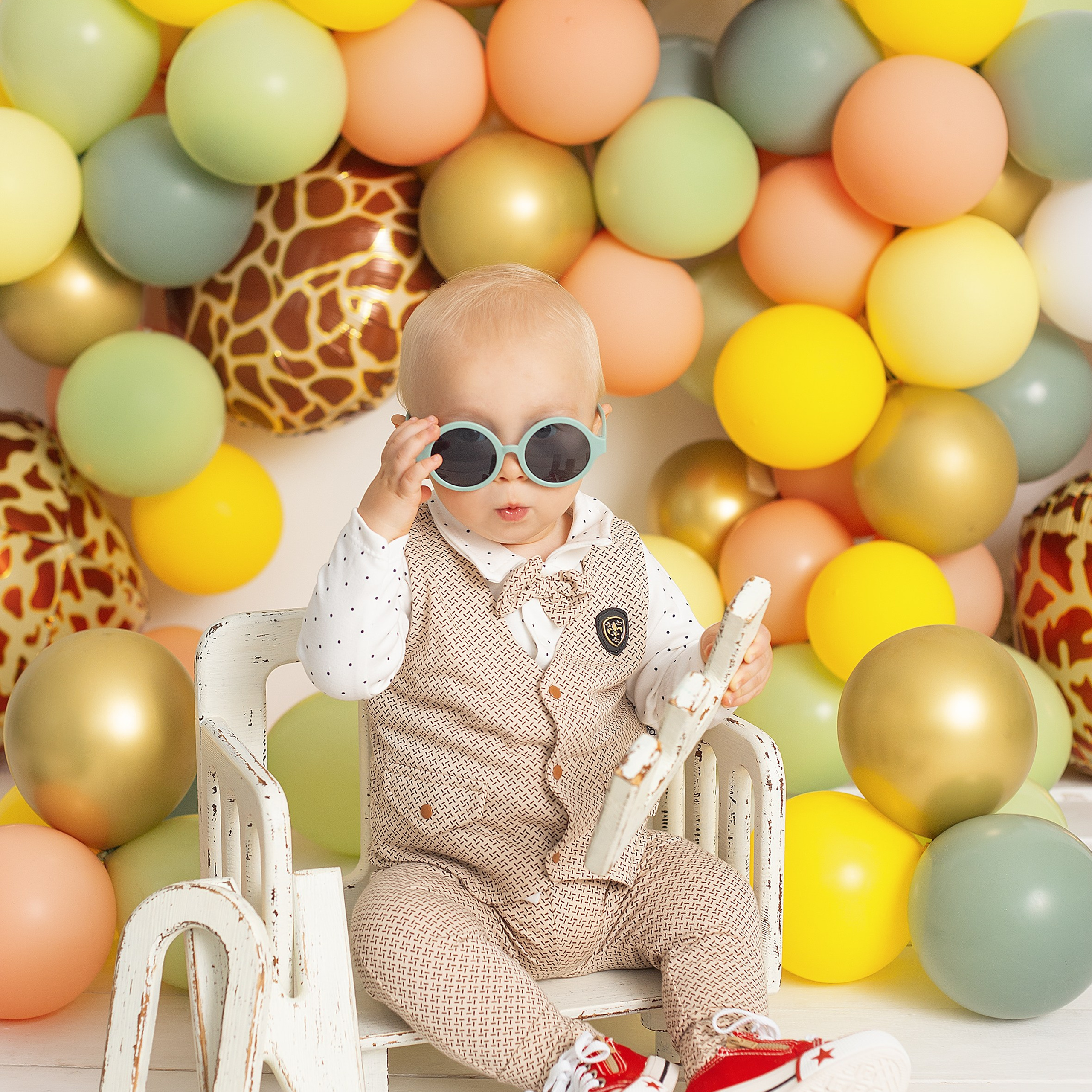 Первый годик. Фотограф новорожденных анна порфирьева москва московская область